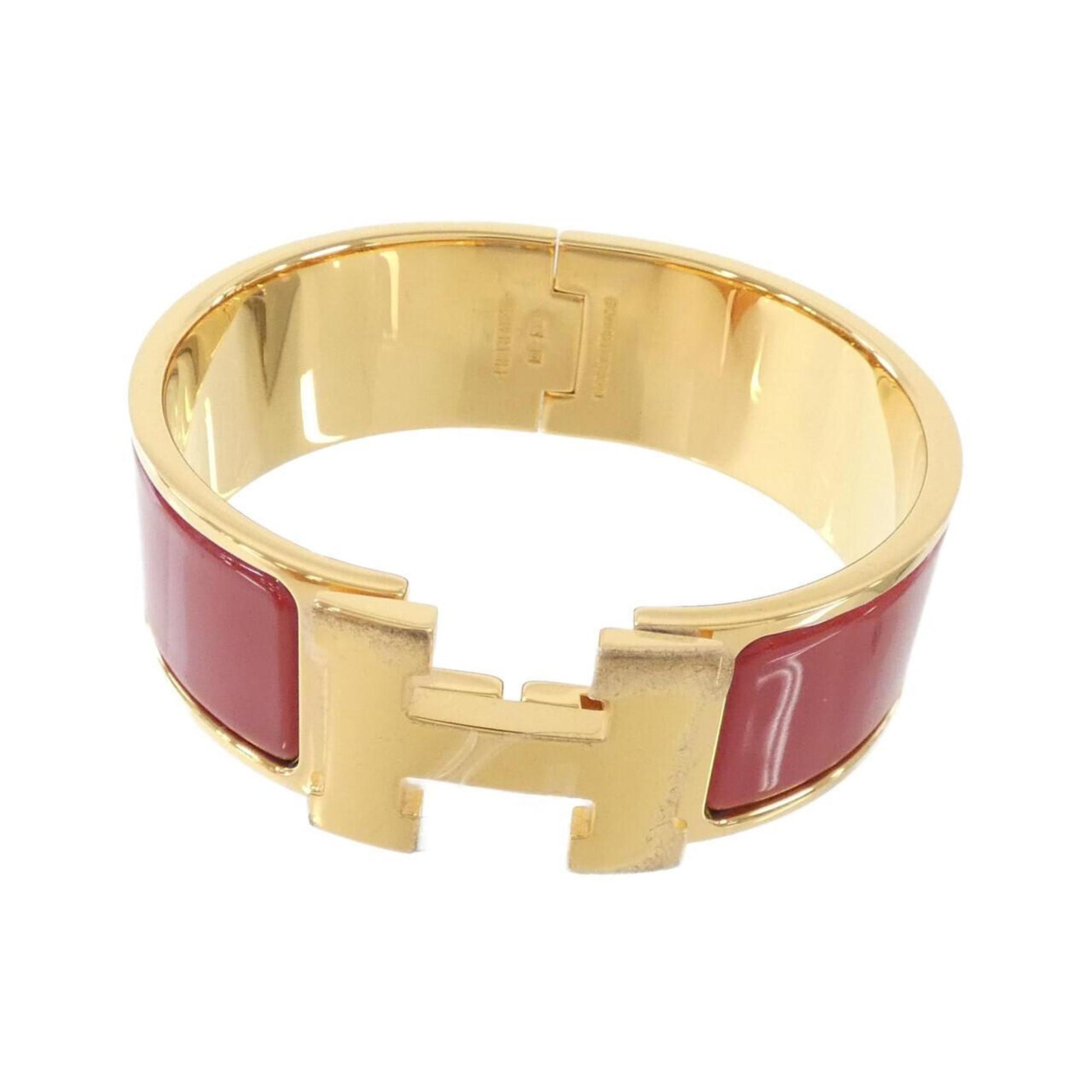 Hermès Clic H, Gold, Metal, bracelet