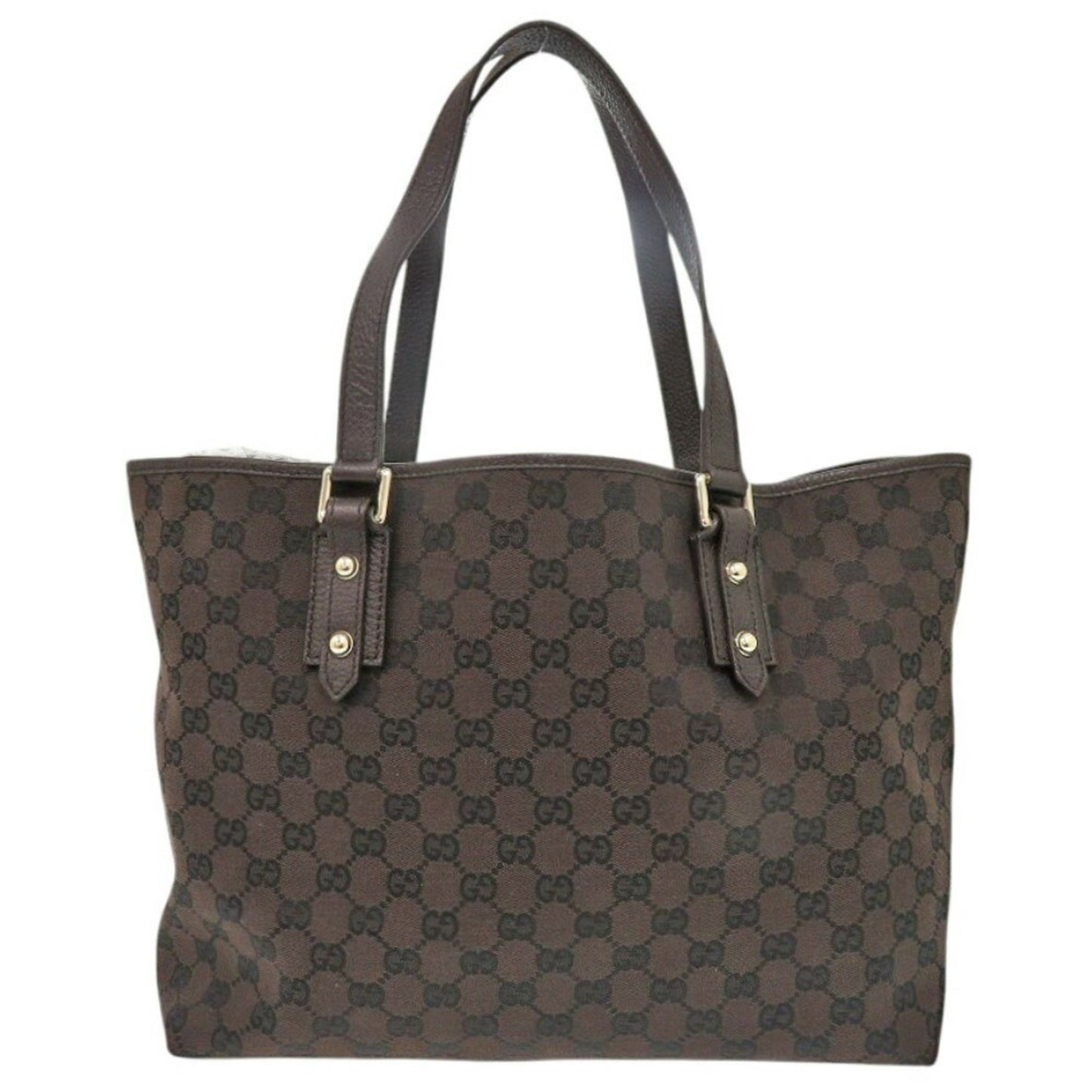 Gucci GG canvas, Brown, Canvas, tote