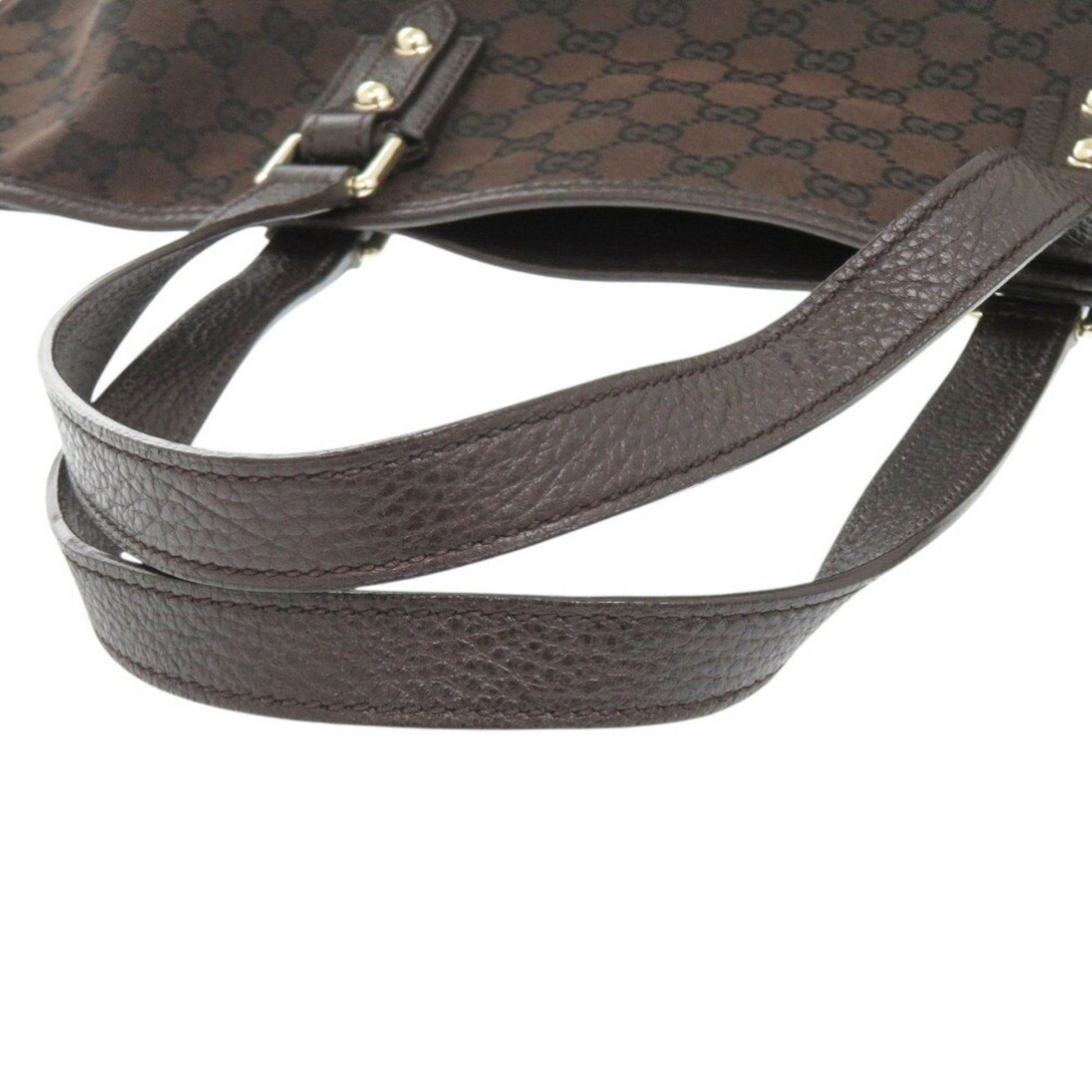 Gucci GG canvas, Brown, Canvas, tote