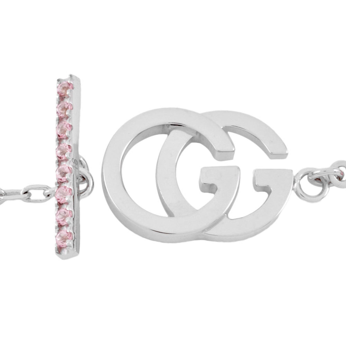 Gucci Interlocking G, Silver, White Gold, bracelet