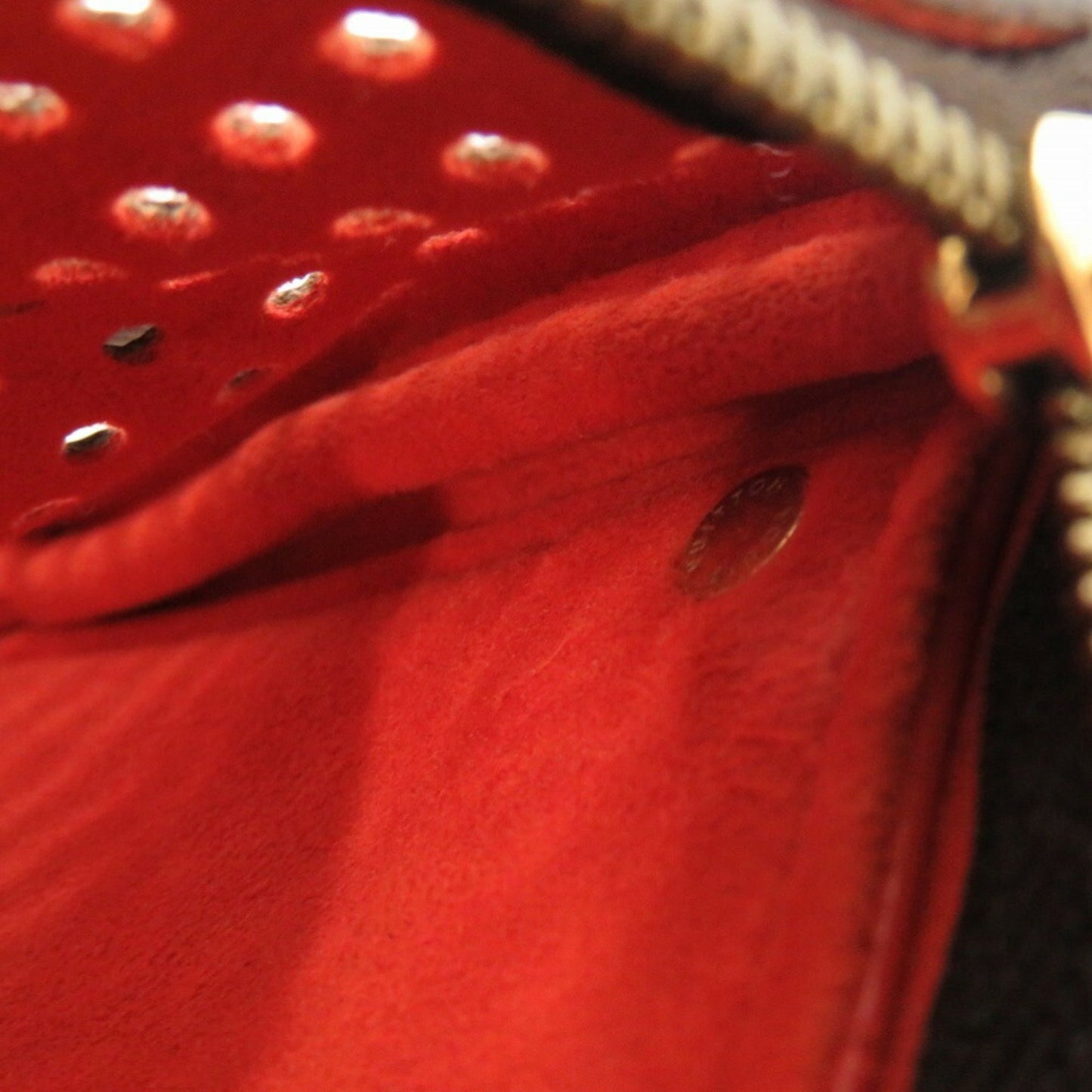 Louis Vuitton Pochette Clés, Brown, Canvas, clutch
