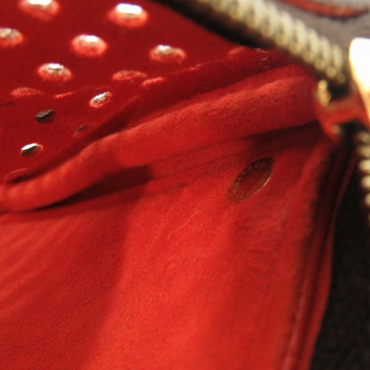 Louis Vuitton Pochette Clés, Brown, Canvas, clutch