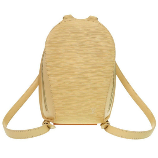 Louis Vuitton Mabillon, Yellow, Leather, backpack