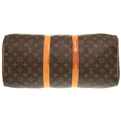 Louis Vuitton Keepall 45, Brown, Canvas, travel