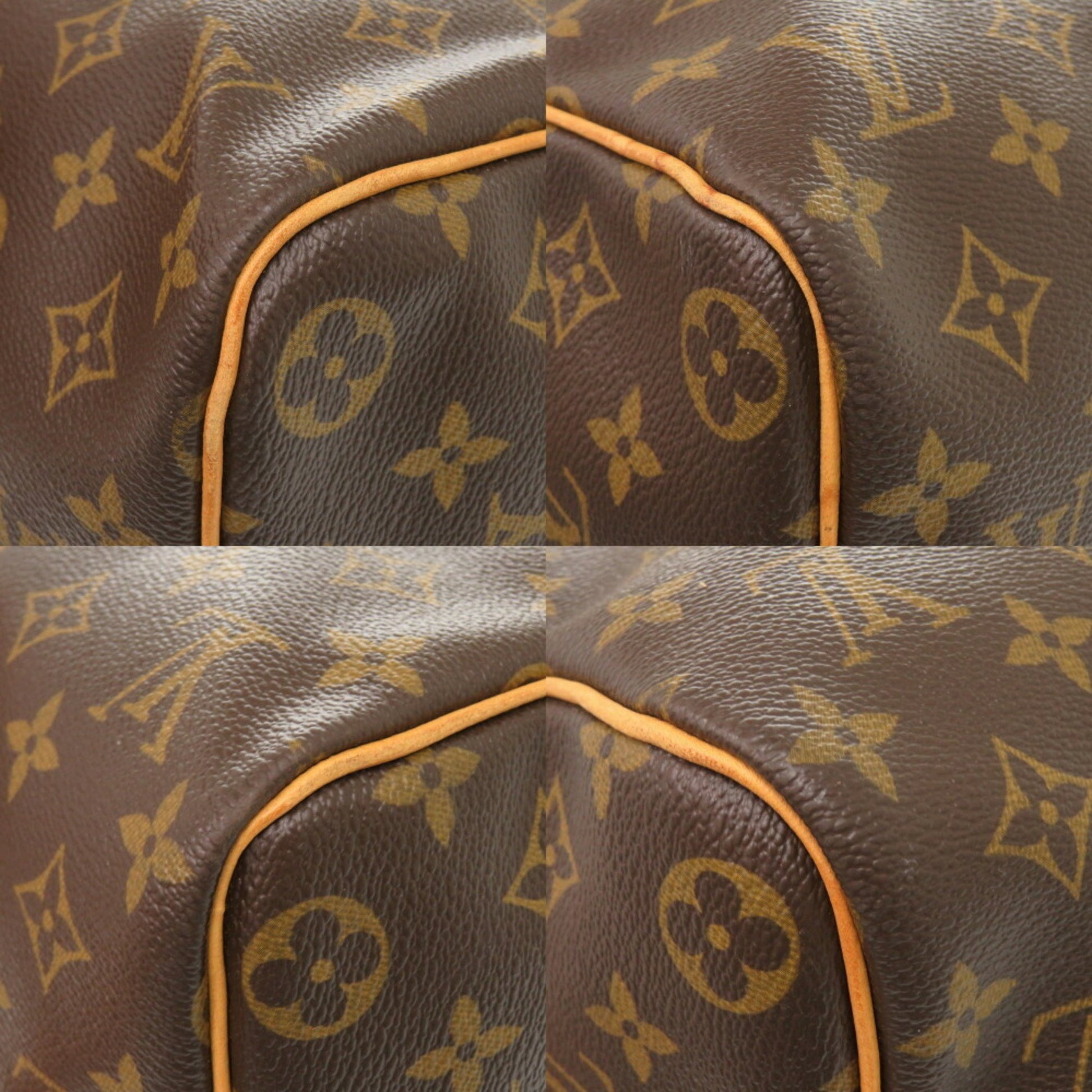 Louis Vuitton Keepall 45, Brown, Canvas, travel
