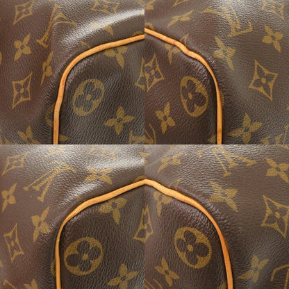 Louis Vuitton Keepall 45, Brown, Canvas, travel