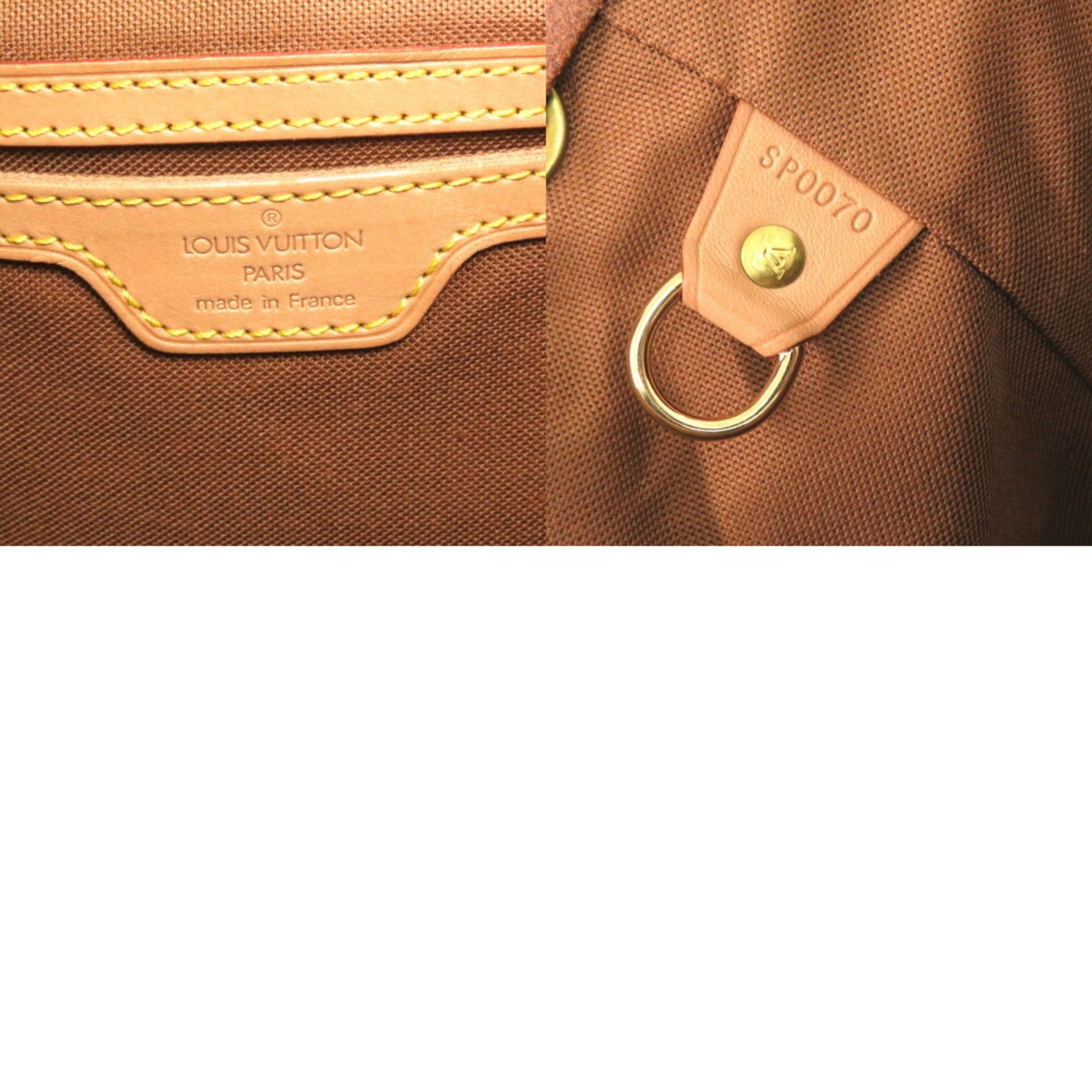 Louis Vuitton Montsouris, Brown, Canvas, backpack