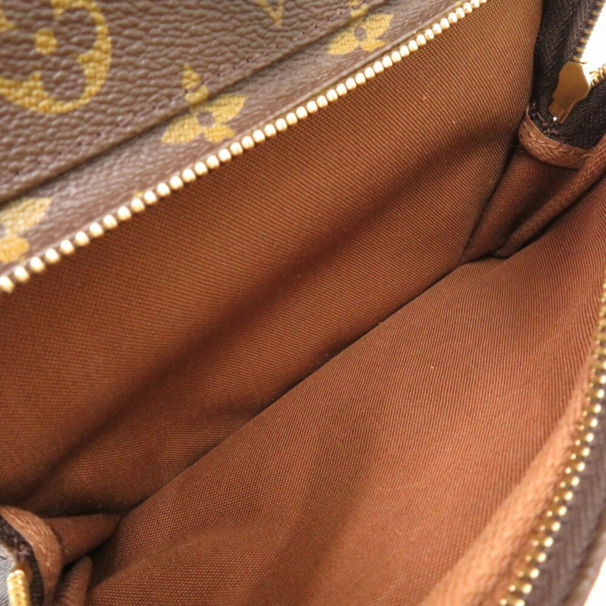 Louis Vuitton Montsouris, Brown, Canvas, backpack