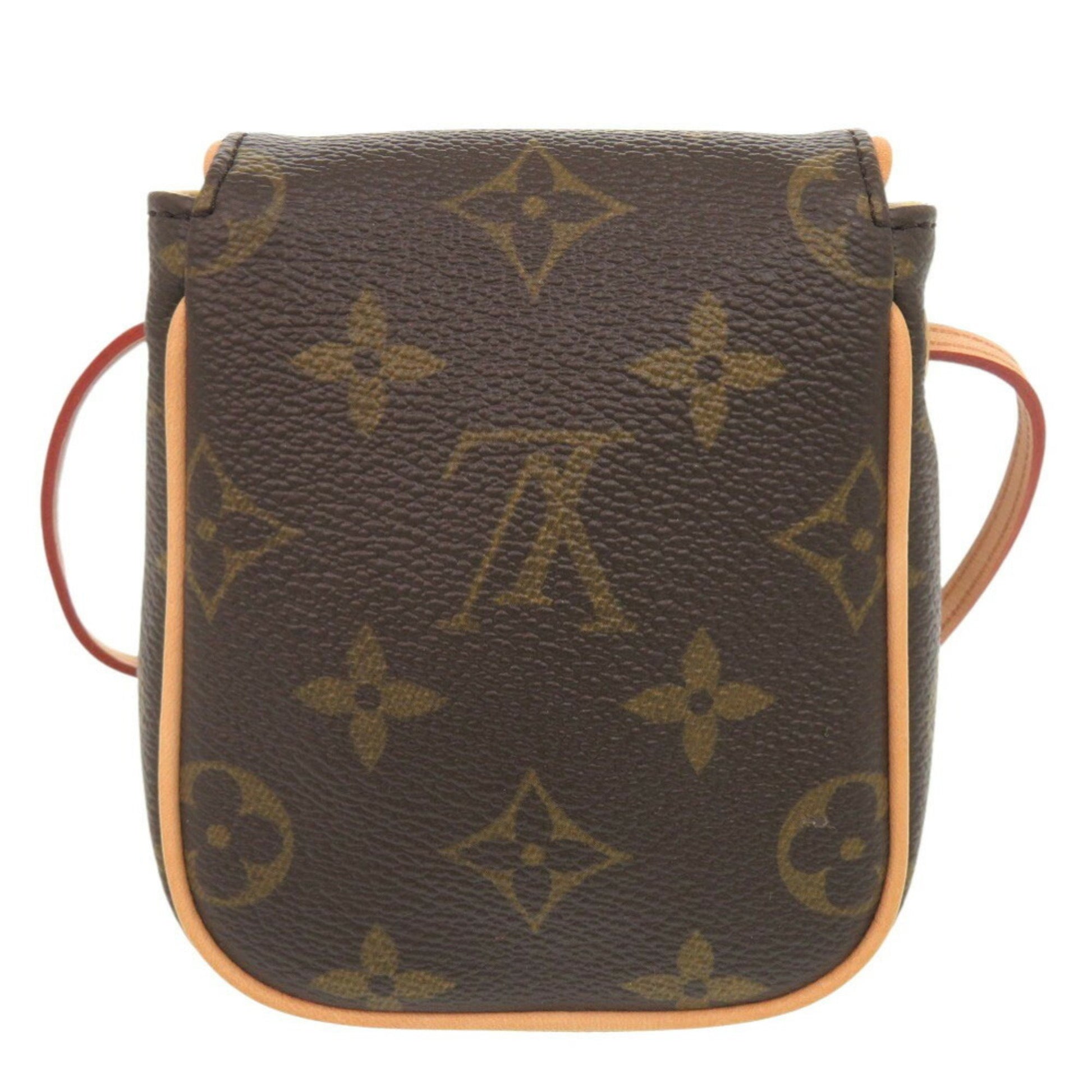 Louis Vuitton Cancun, Brown, Canvas, clutch