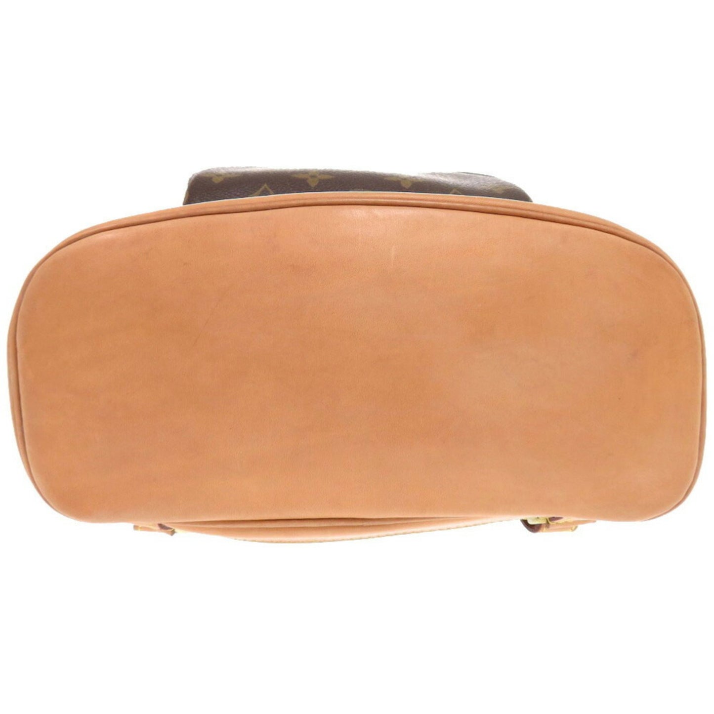 Louis Vuitton Montsouris MM, Brown, Canvas, backpack