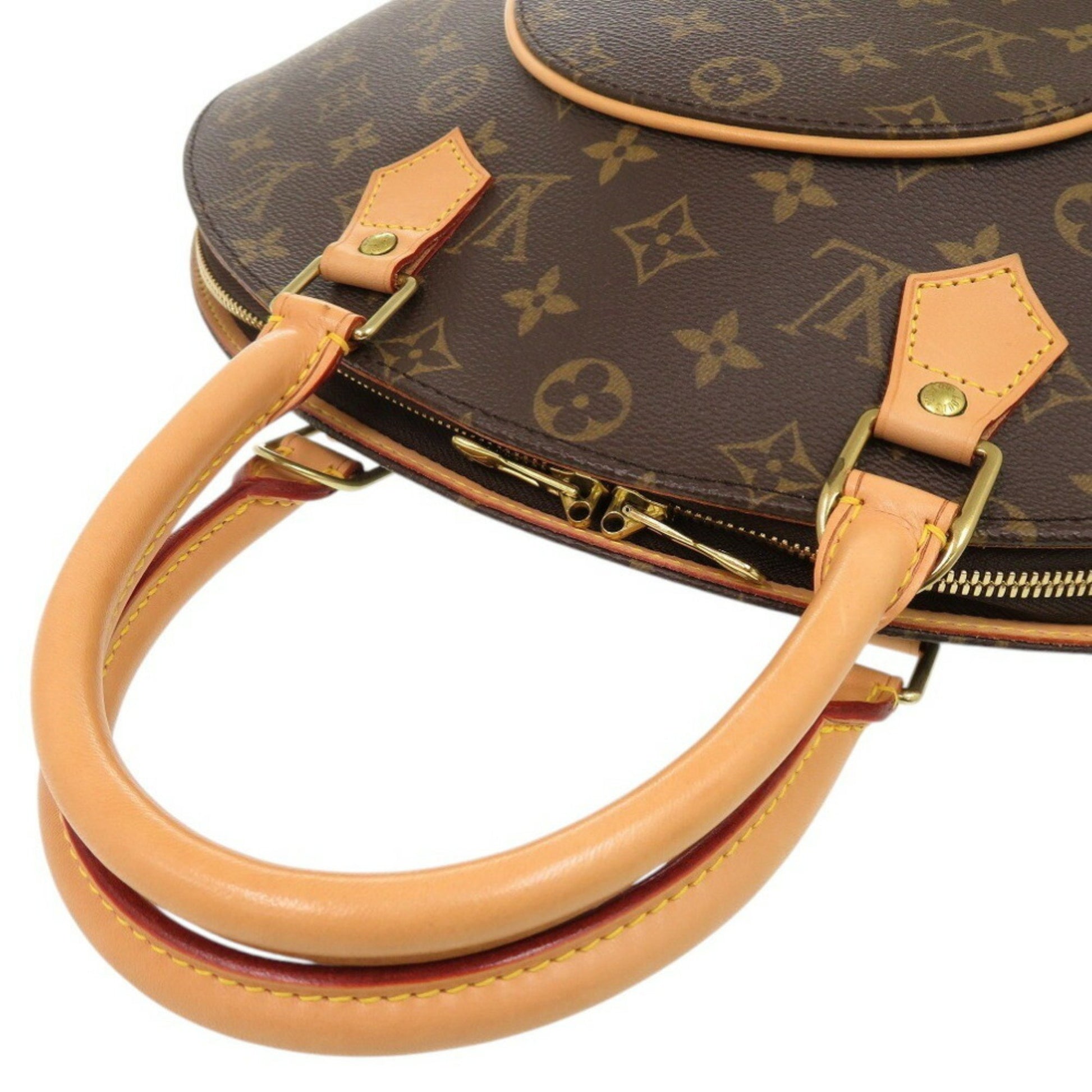 Louis Vuitton Ellipse, Brown, Canvas, handbag