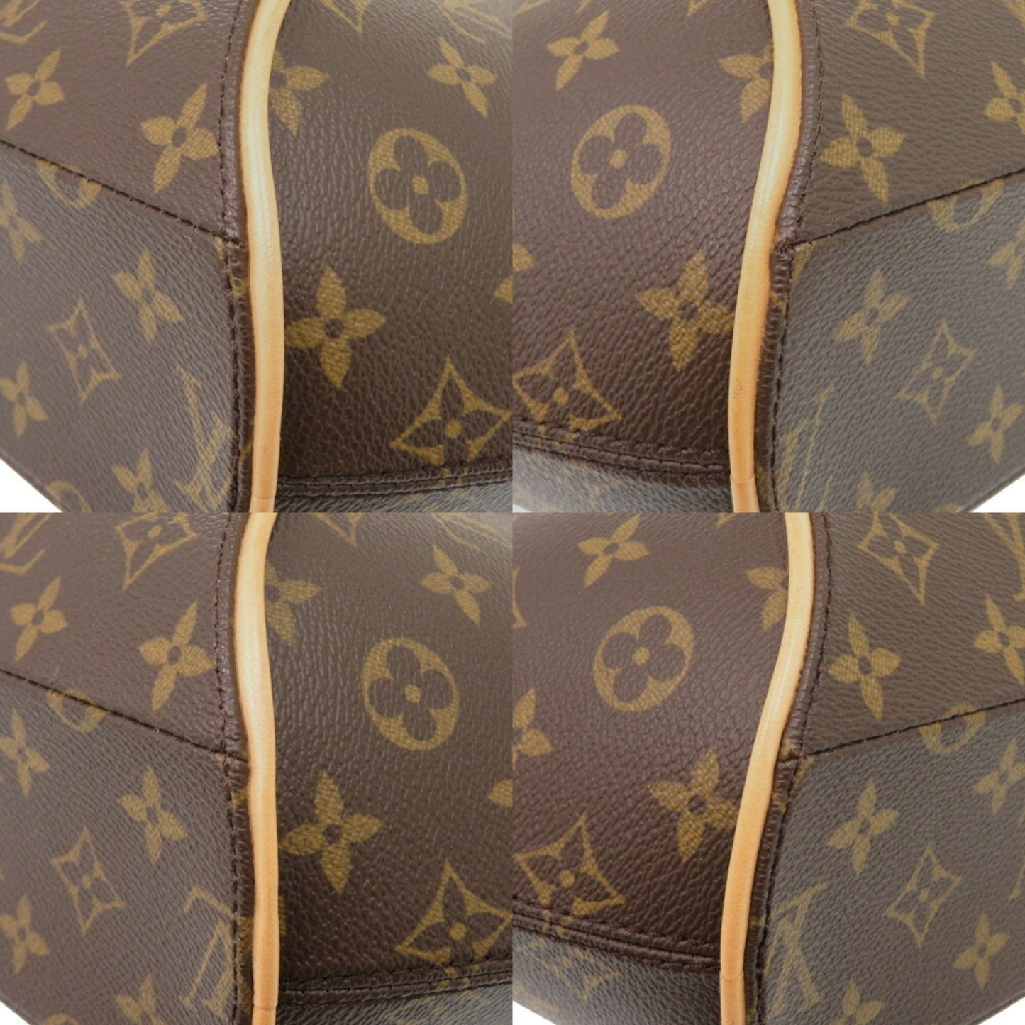 Louis Vuitton Ellipse, Brown, Canvas, handbag