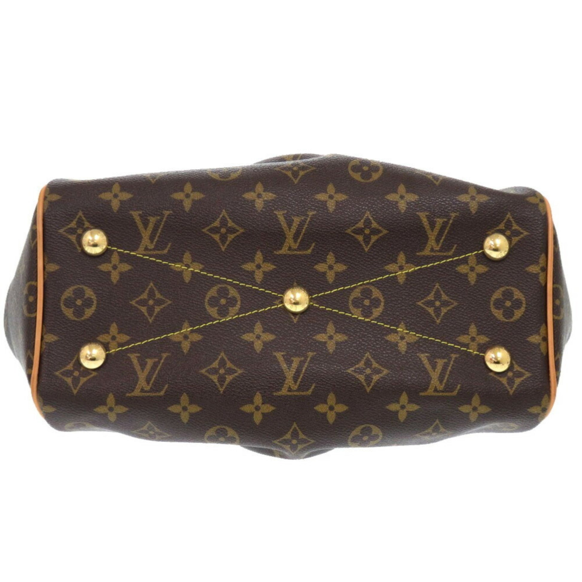 Louis Vuitton Tivoli, Brown, Canvas, handbag