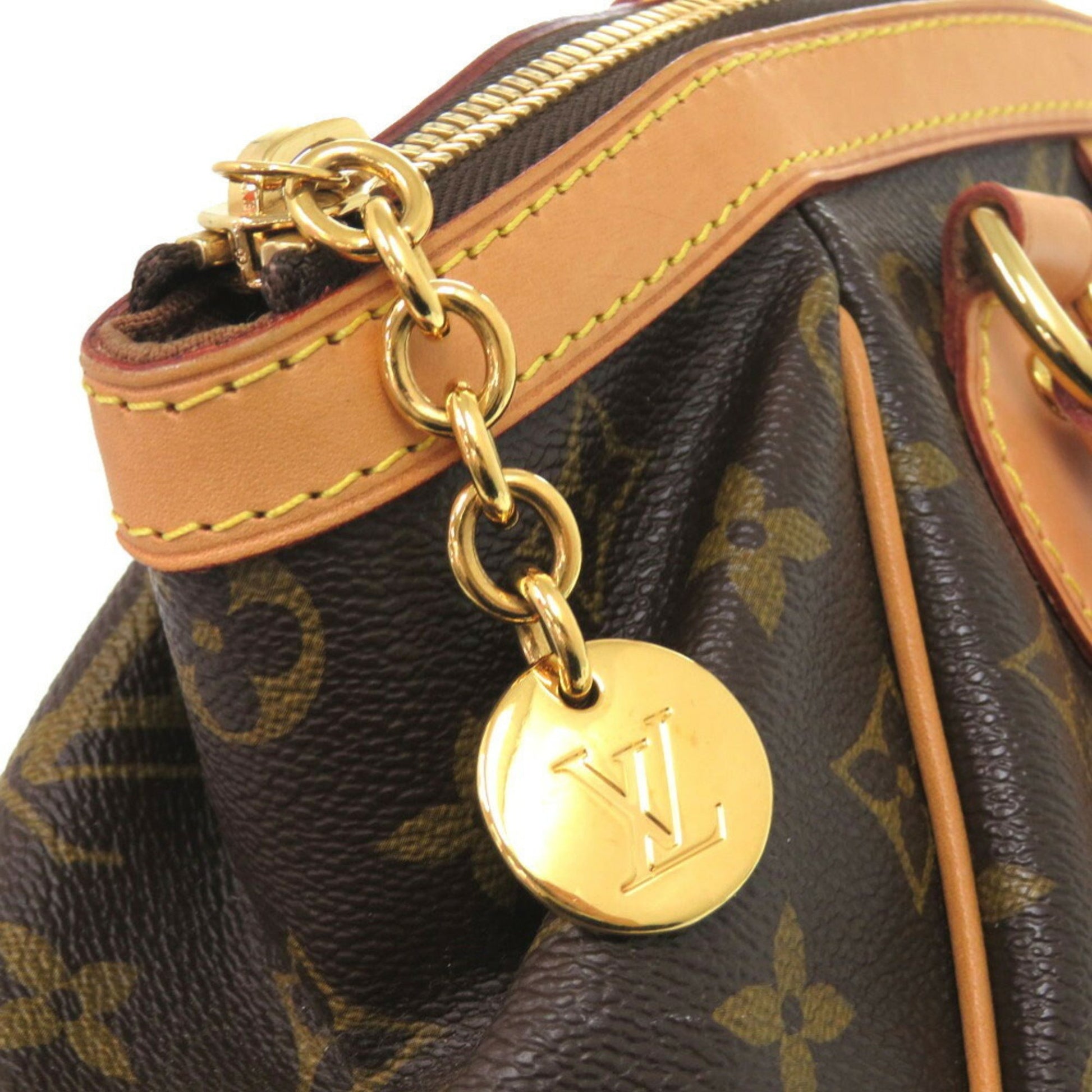Louis Vuitton Tivoli, Brown, Canvas, handbag