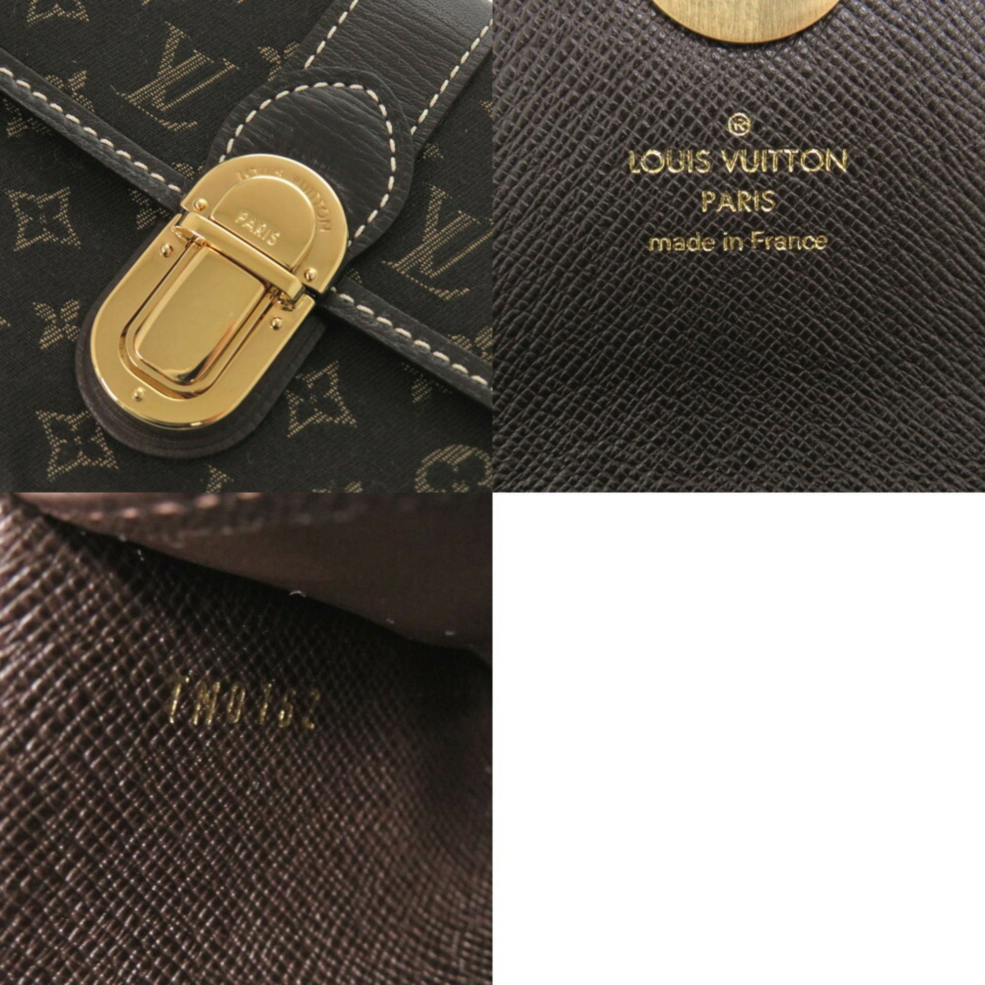 Louis Vuitton Sarah, Brown, Canvas, wallet