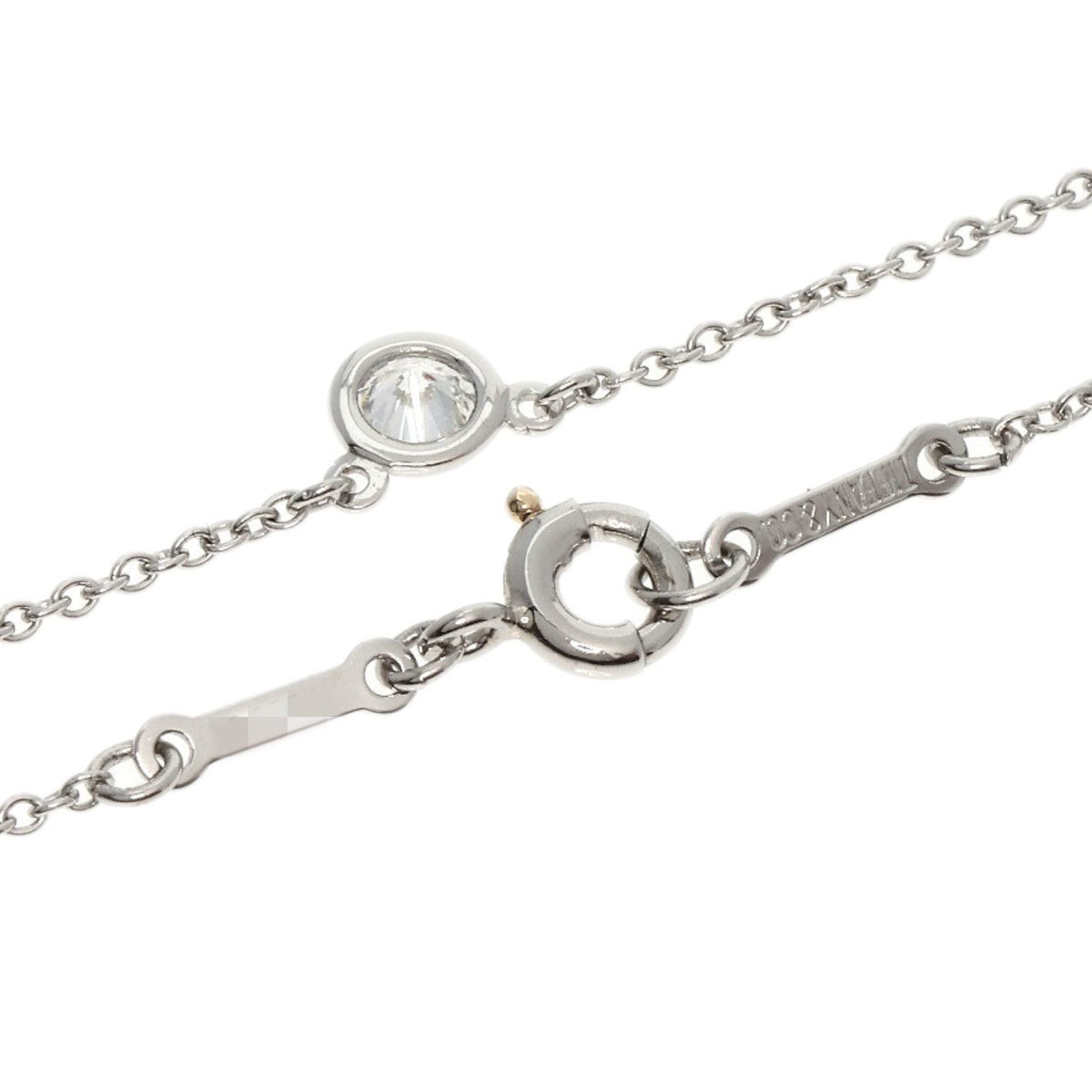 Tiffany & Co Diamonds By The Yard, Silver, Platinum, necklace