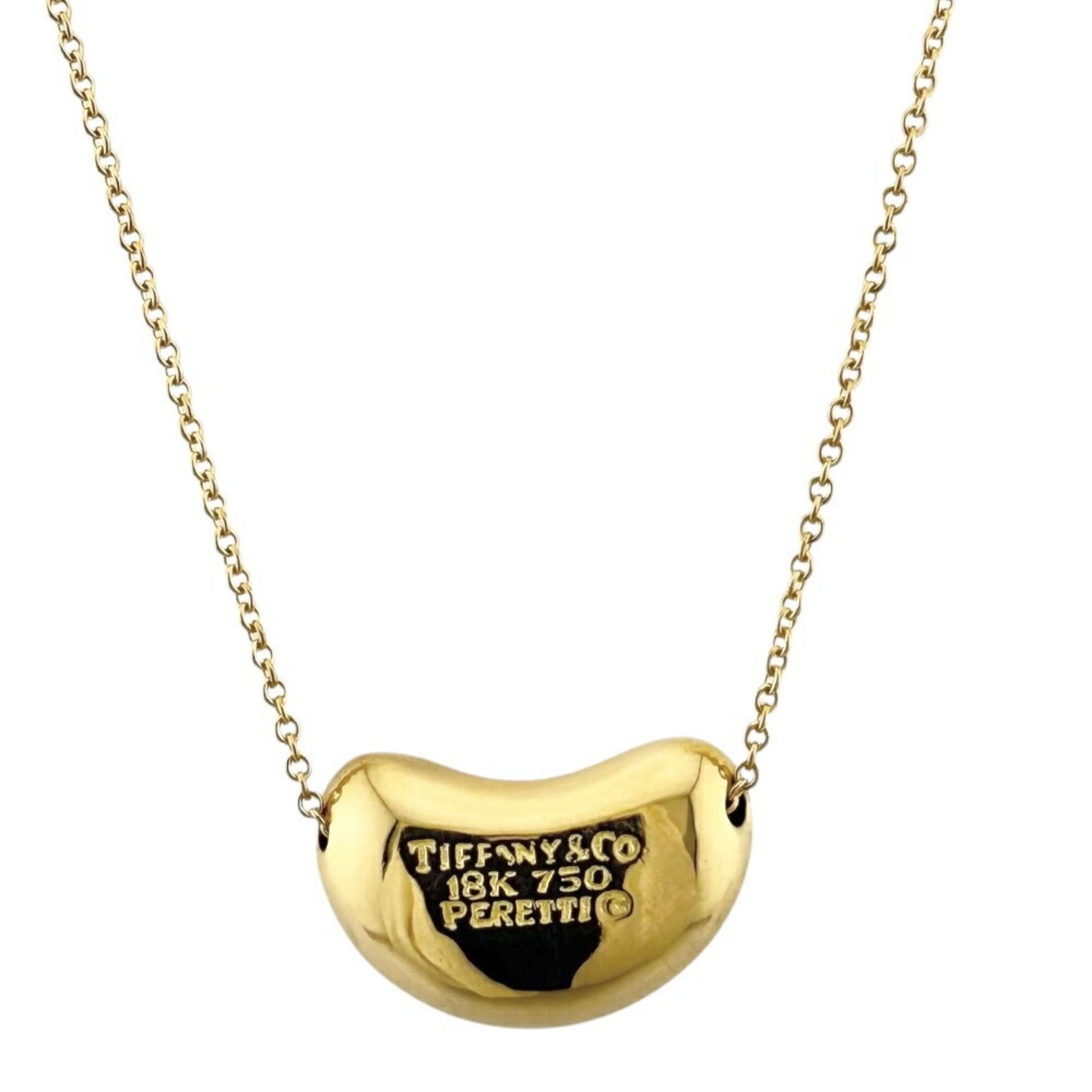 Tiffany & Co Beans, Gold, Yellow Gold, necklace