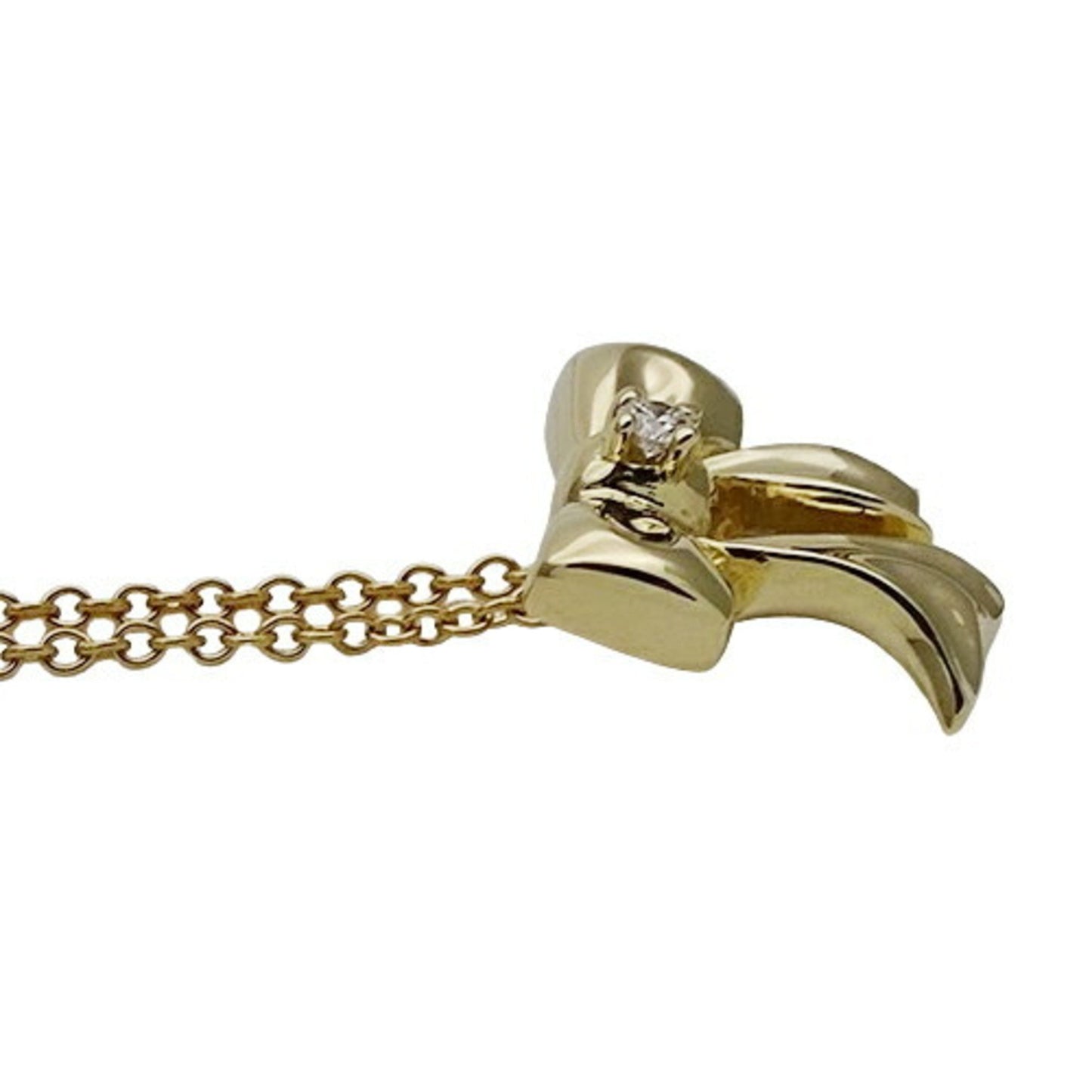 Tiffany & Co Ribbon, Gold, Yellow Gold, necklace