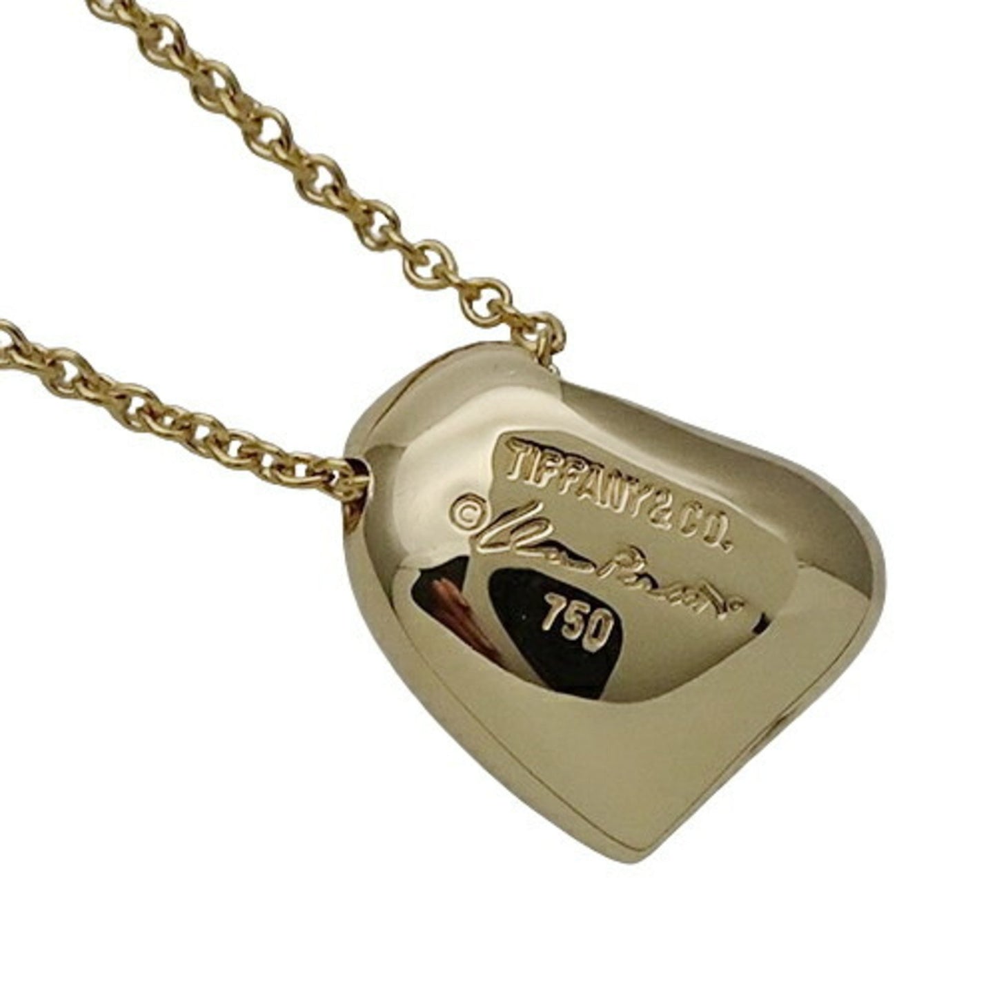 Tiffany & Co Full heart, Gold, Yellow Gold, necklace