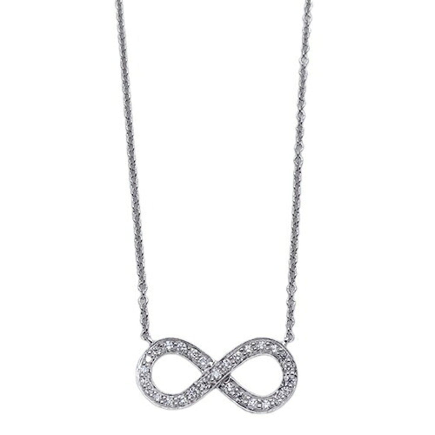 Tiffany & Co Infinity, Silver, Platinum, necklace