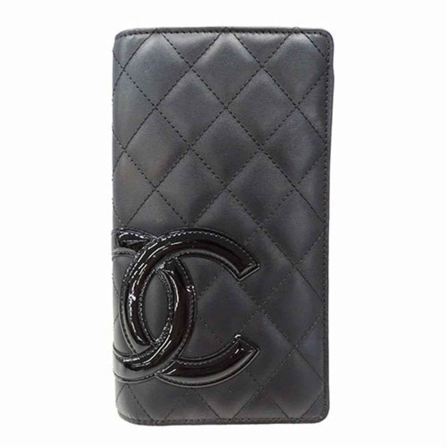 Chanel, Black, Leather, wallet