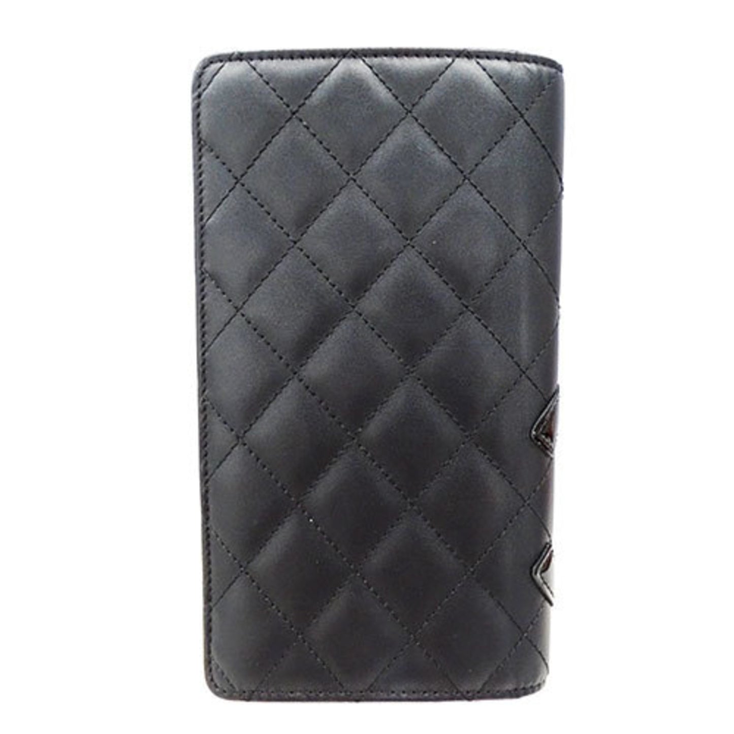 Chanel, Black, Leather, wallet