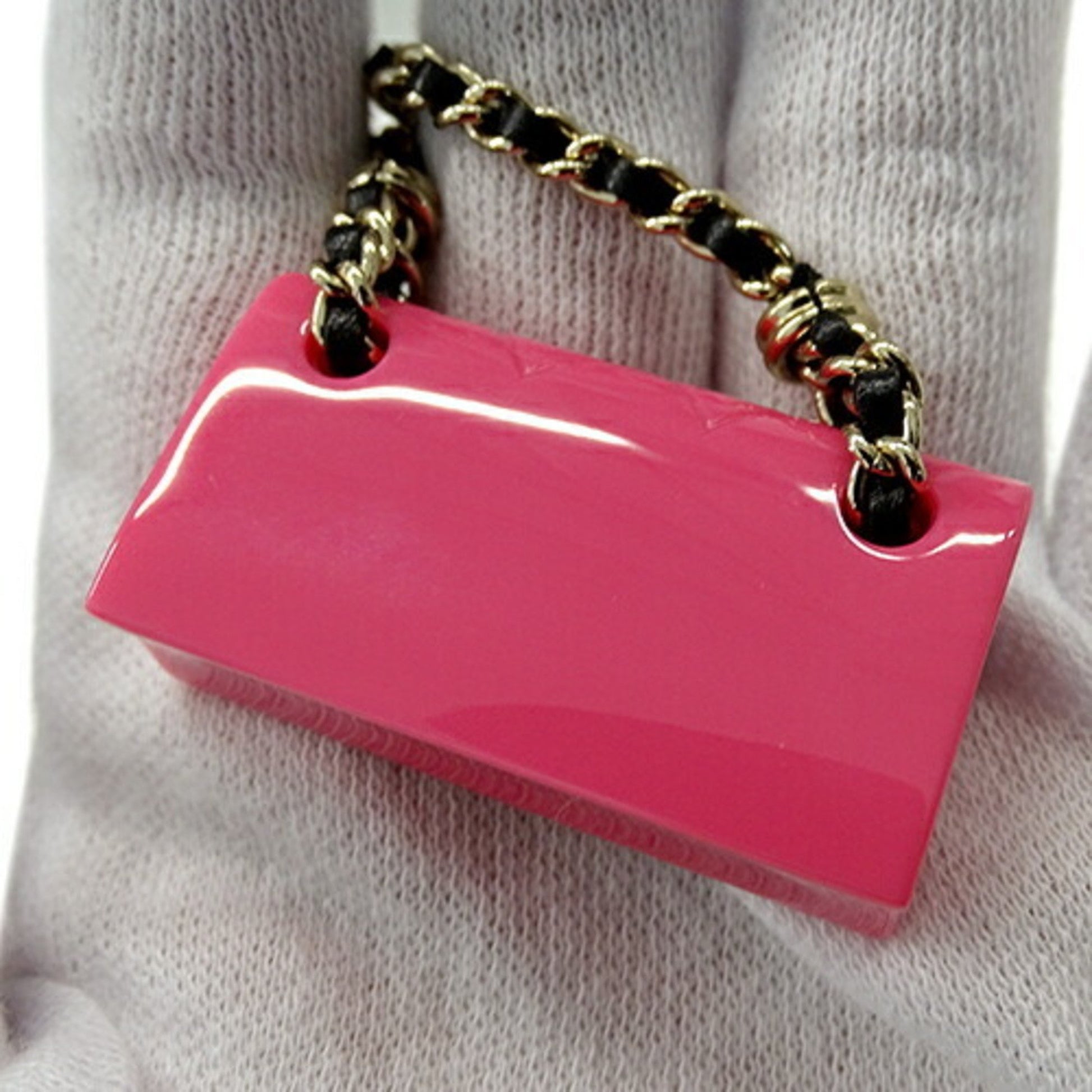 Chanel Coco Mark, Pink, Gold Plated, necklace