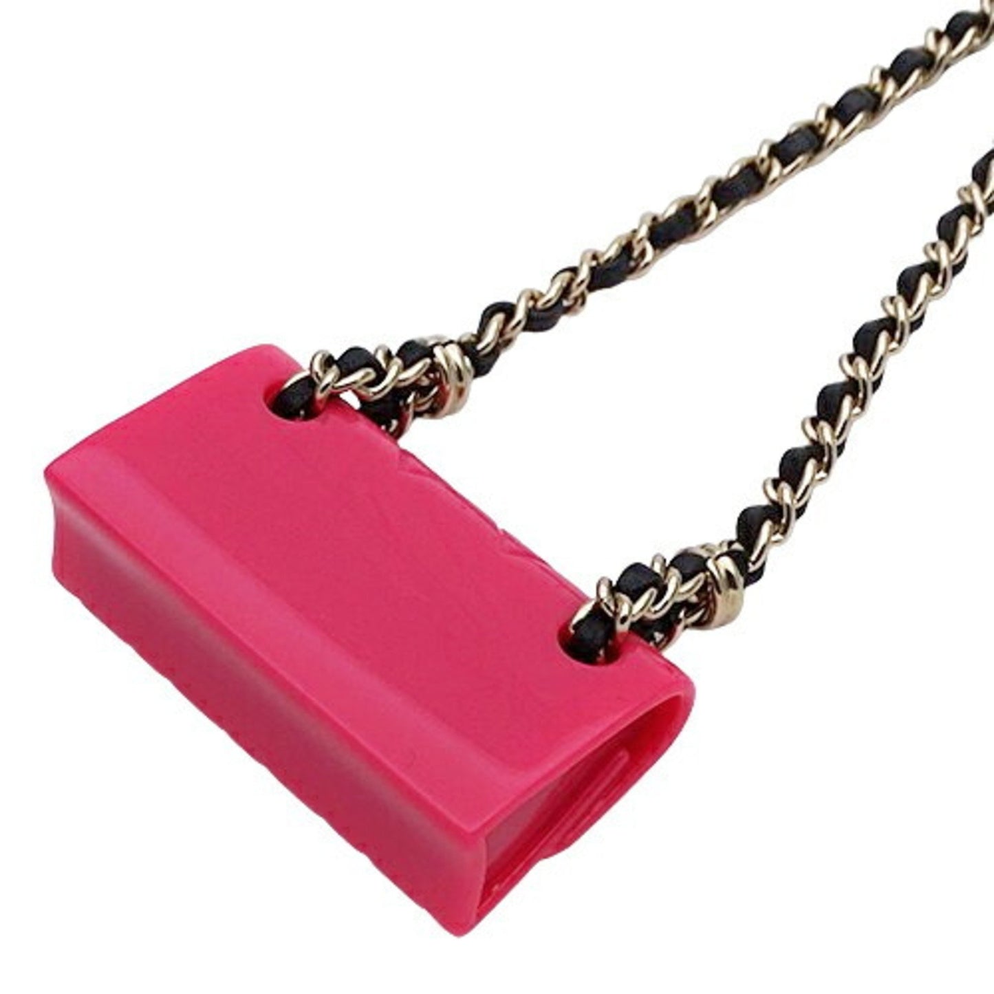 Chanel Coco Mark, Pink, Gold Plated, necklace