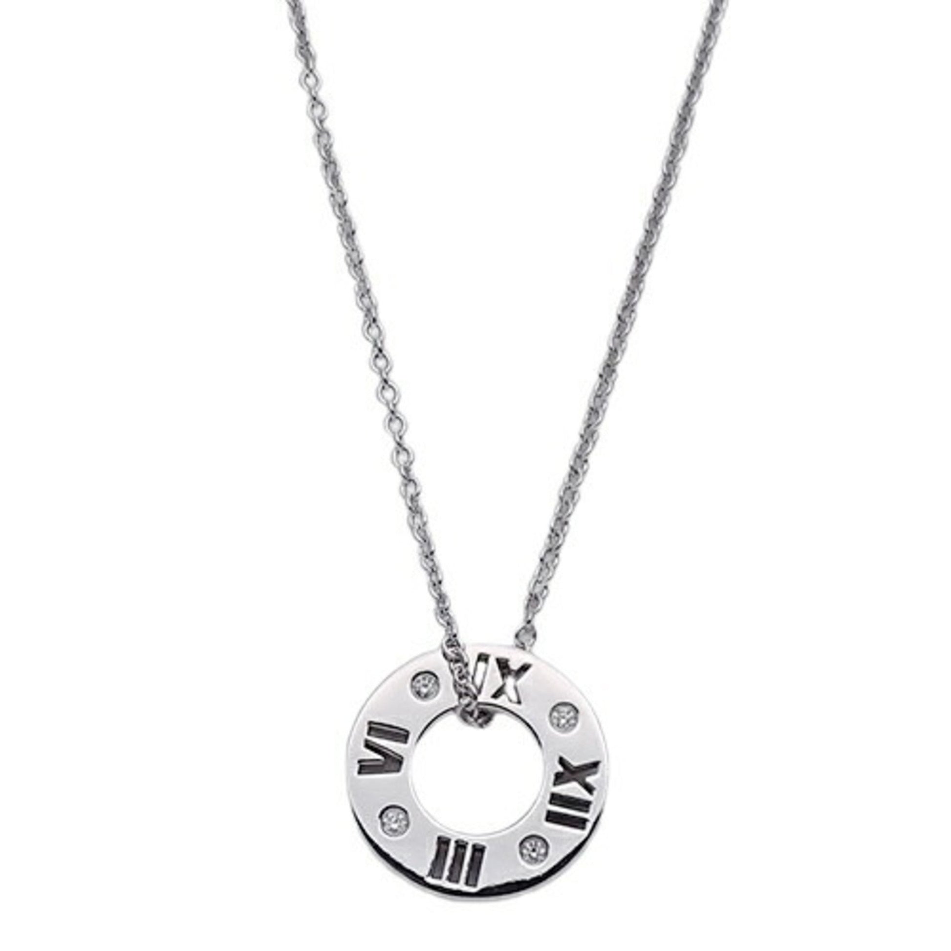 Tiffany & Co Atlas, Silver, White Gold, necklace