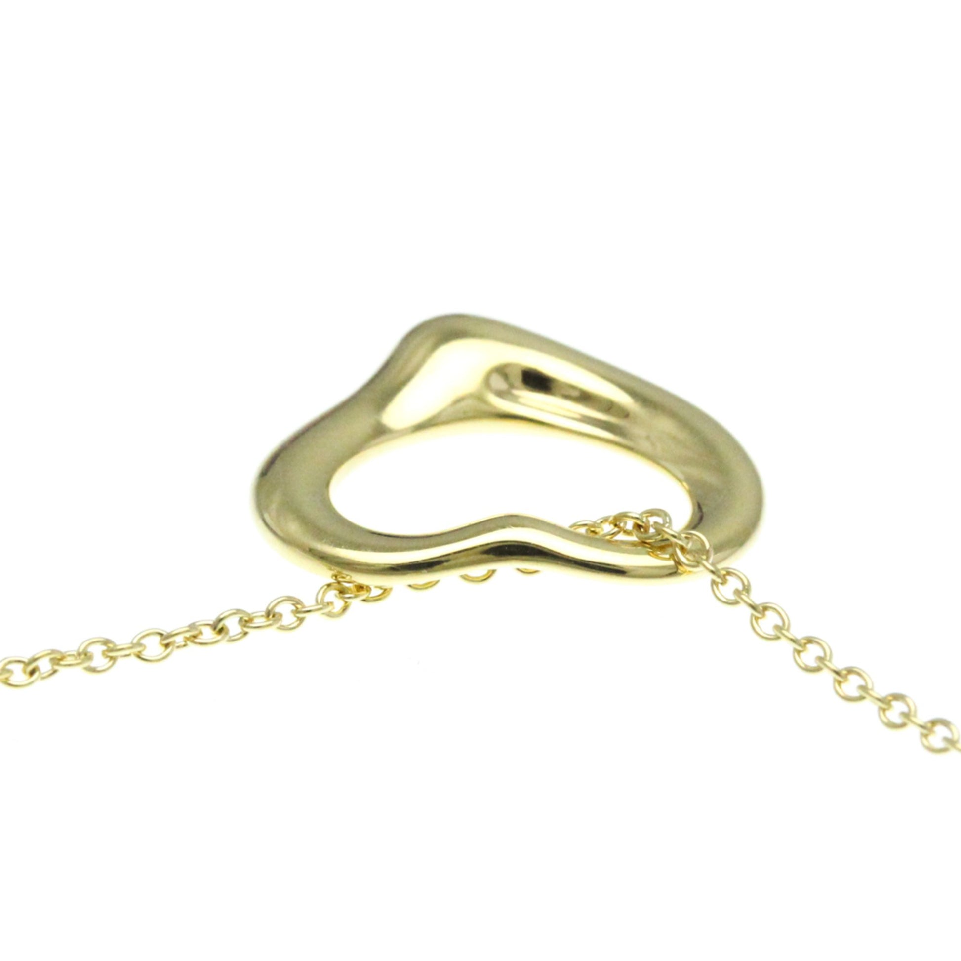 Tiffany & Co Open Heart, Gold, Yellow Gold, necklace