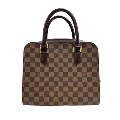 Louis Vuitton Triana, Brown, Canvas, handbag