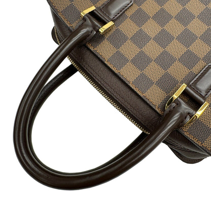 Louis Vuitton Triana, Brown, Canvas, handbag