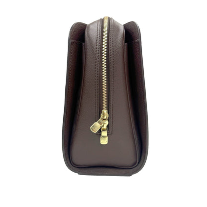 Louis Vuitton Triana, Brown, Canvas, handbag