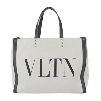 Valentino Garavani VLTN, White, Canvas, tote