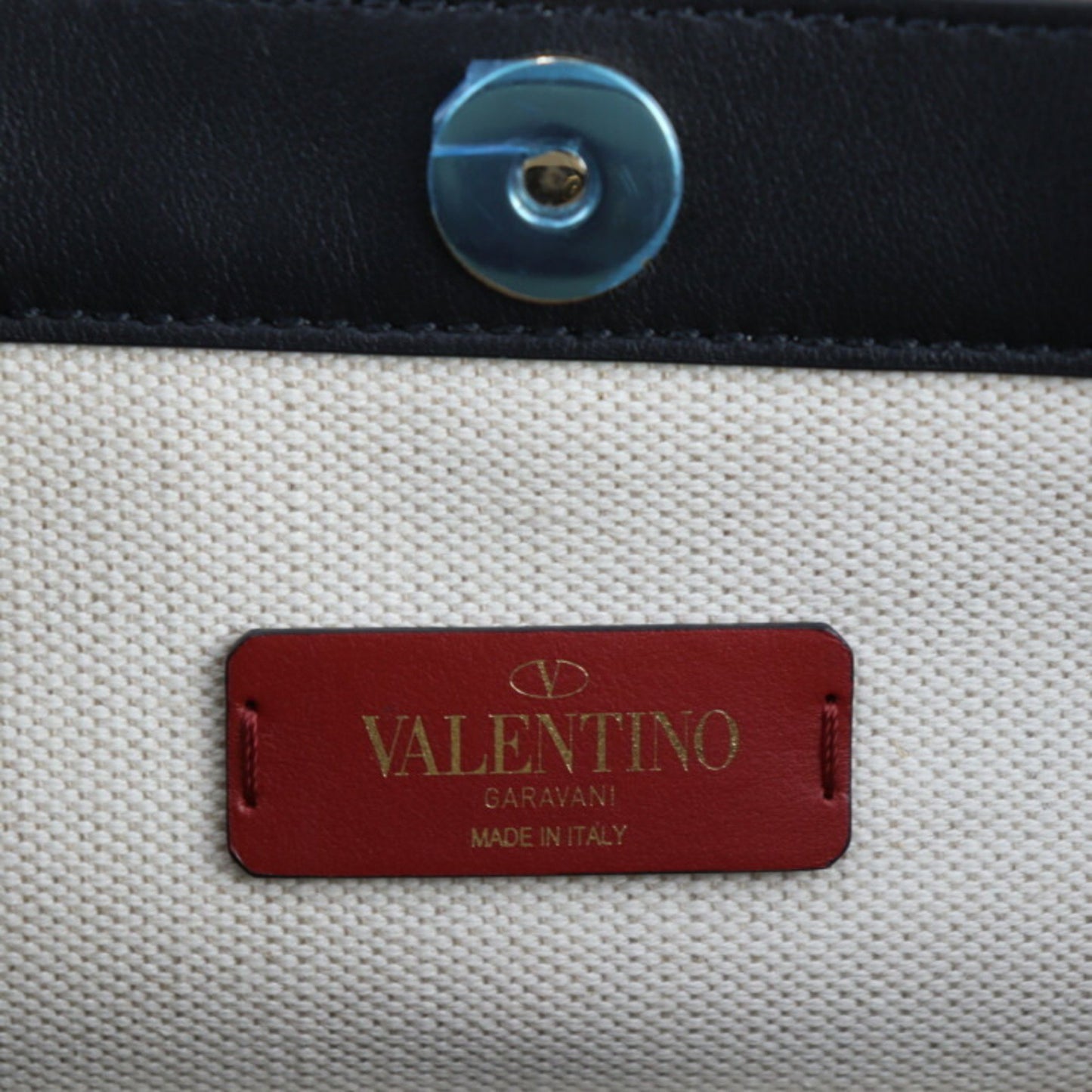 Valentino Garavani VLTN, White, Canvas, tote