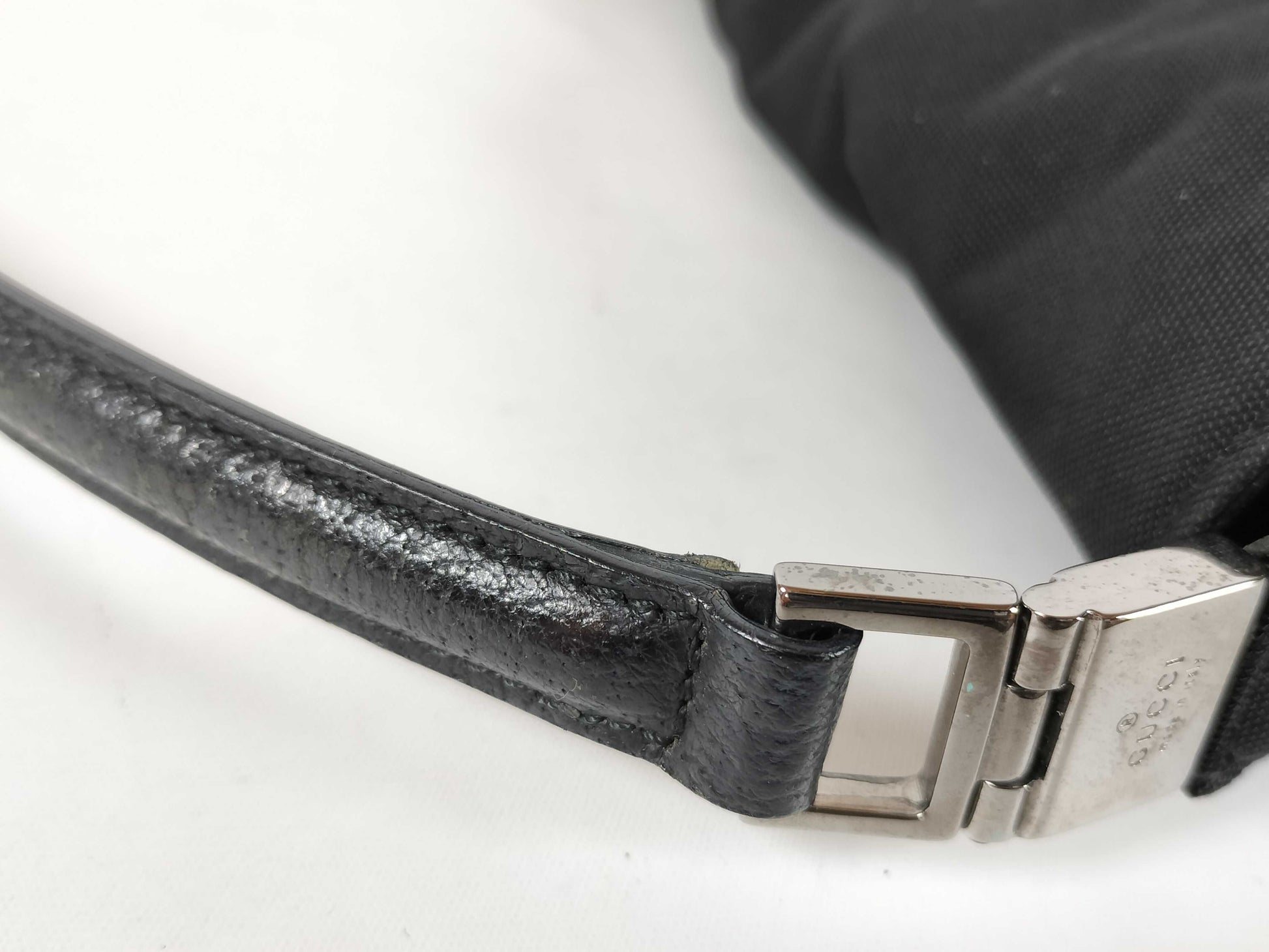 Gucci Jackie Bag Nylon, BLACK, NYLON, Handbag