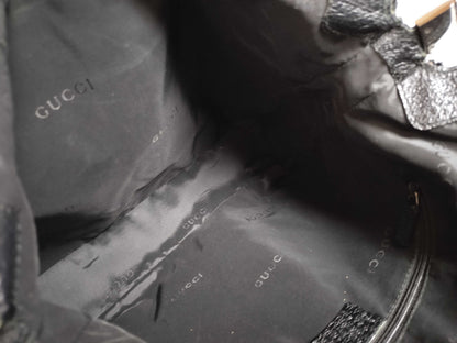 Gucci Jackie Bag Nylon, BLACK, NYLON, Handbag