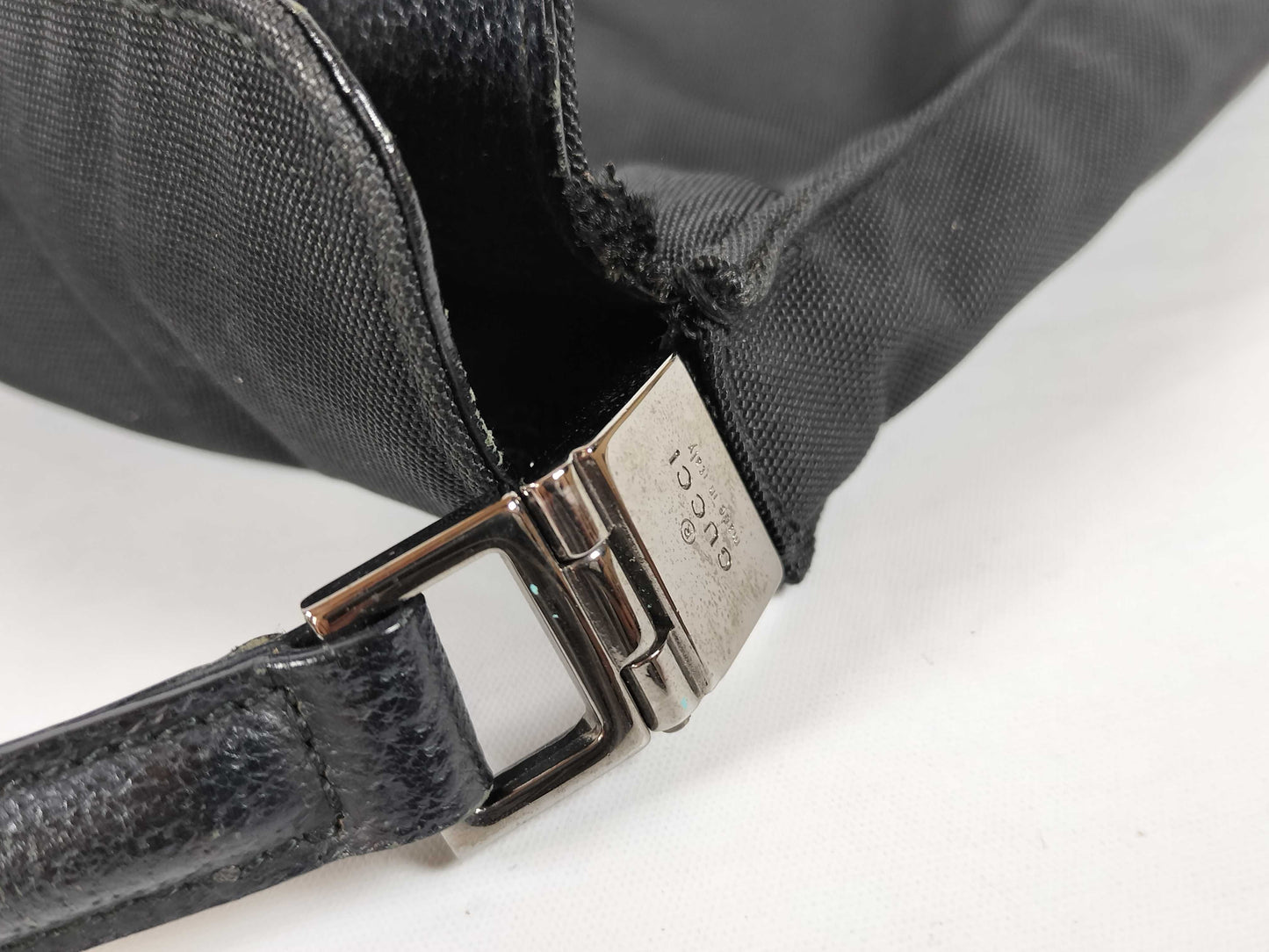 Gucci Jackie Bag Nylon, BLACK, NYLON, Handbag