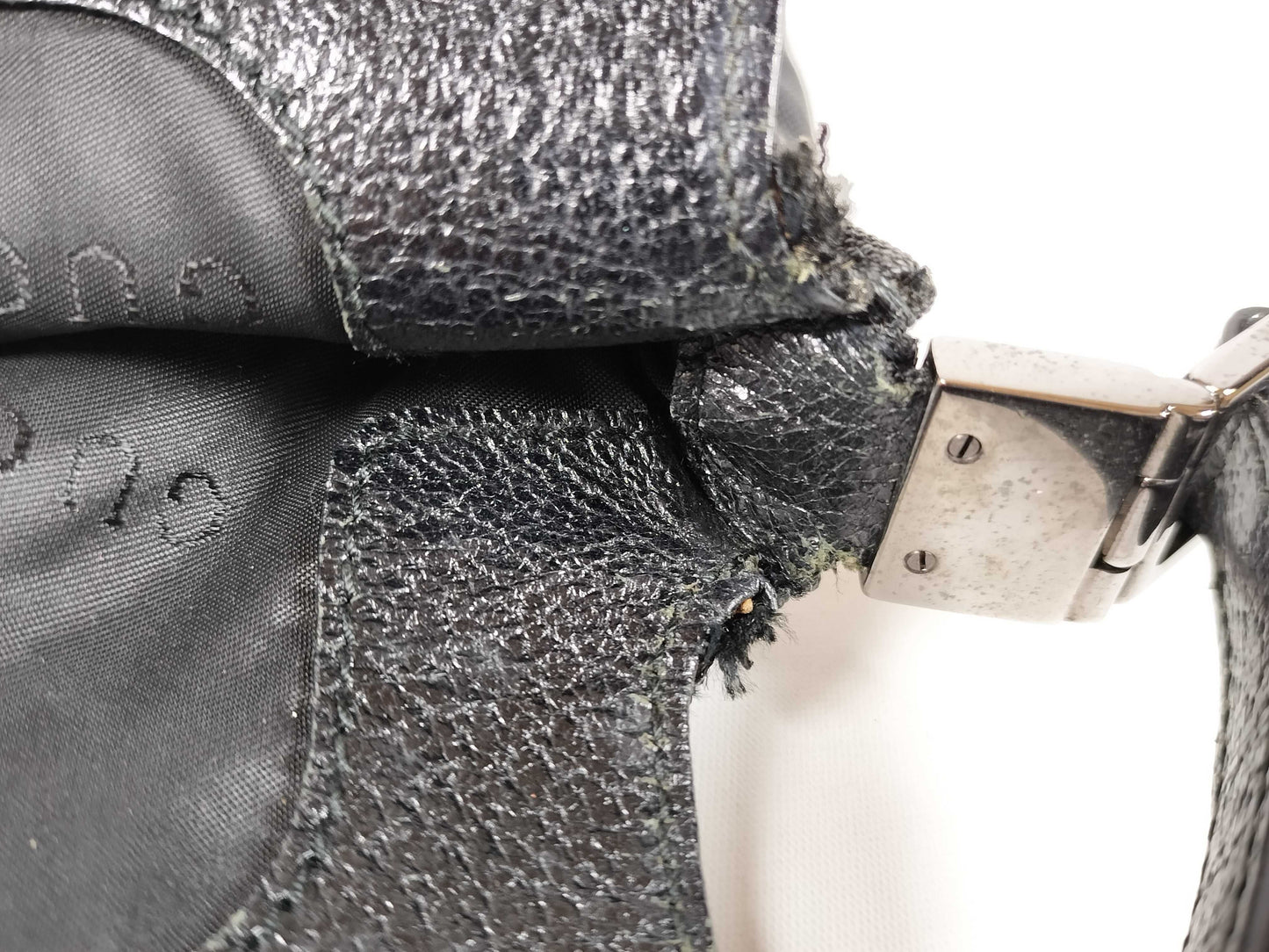 Gucci Jackie Bag Nylon, BLACK, NYLON, Handbag