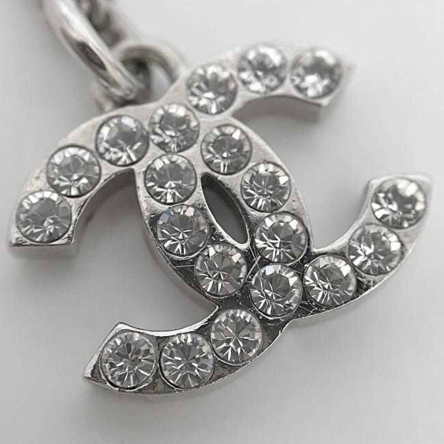 Chanel Coco Mark, Silver, Metal, necklace