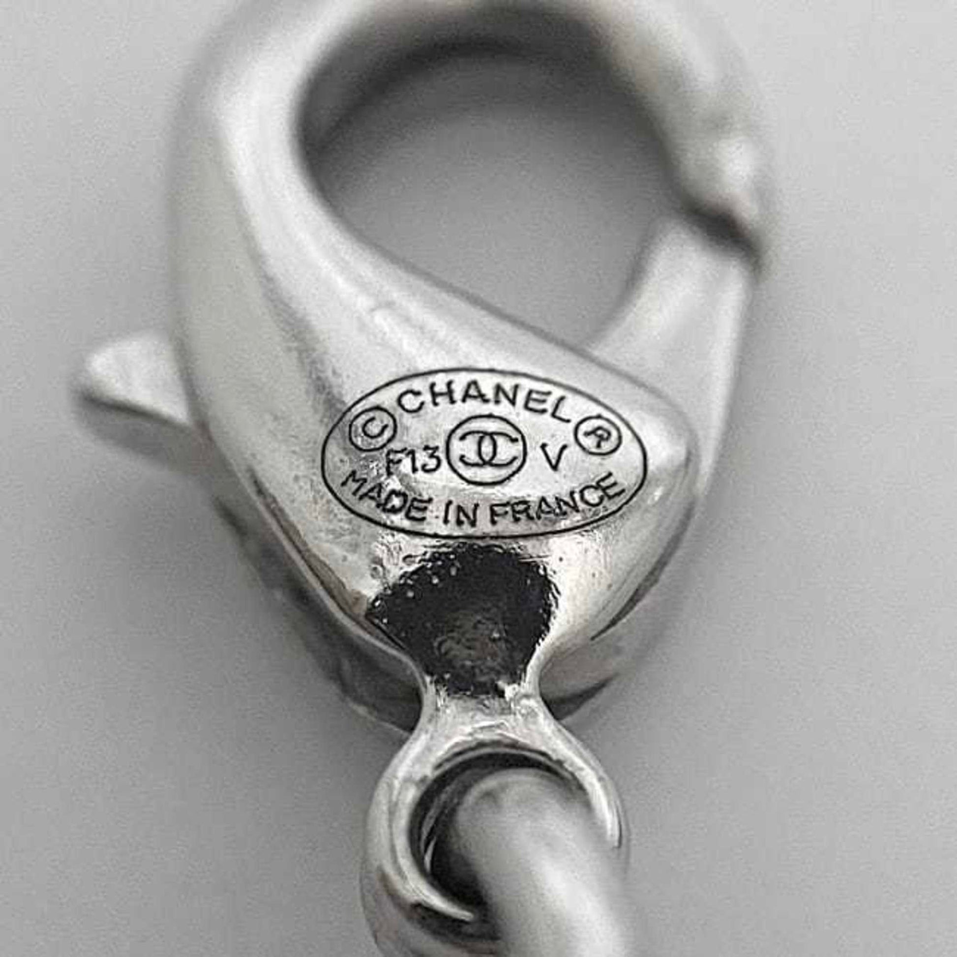 Chanel Coco Mark, Silver, Metal, necklace