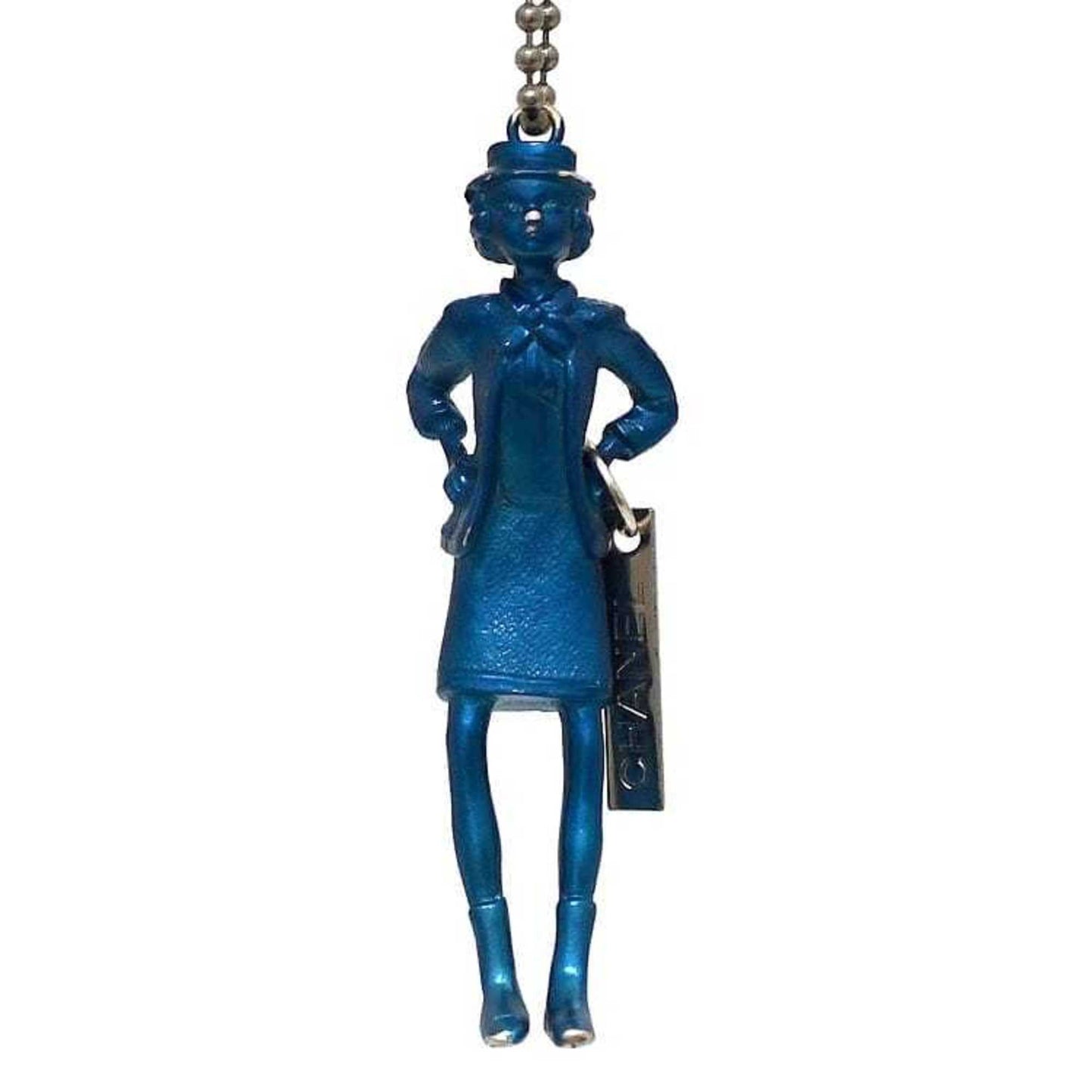 Chanel Mademoiselle, Blue, Metal, necklace