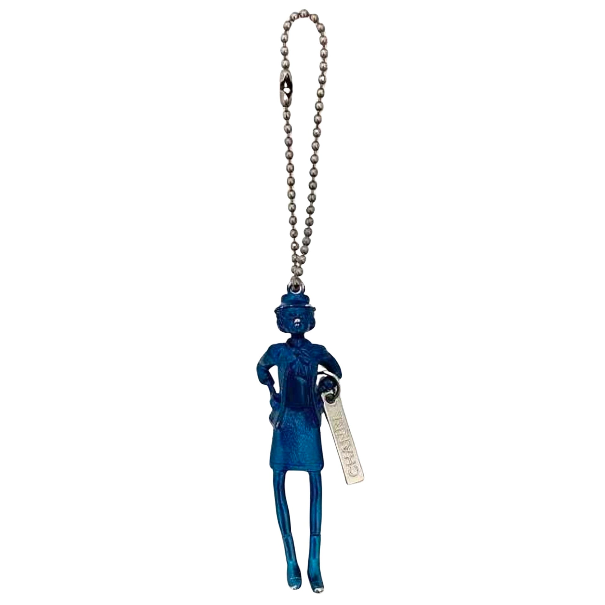 Chanel Mademoiselle, Blue, Metal, necklace