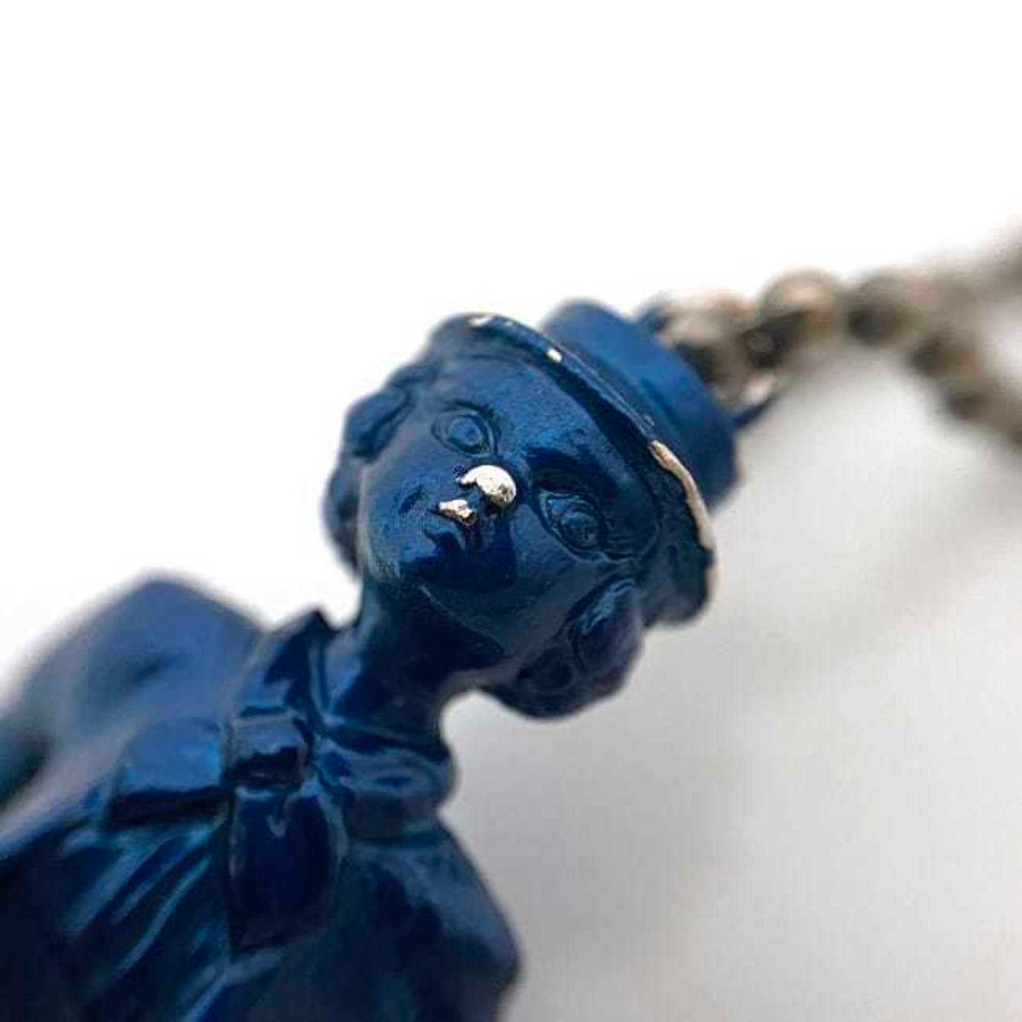 Chanel Mademoiselle, Blue, Metal, necklace