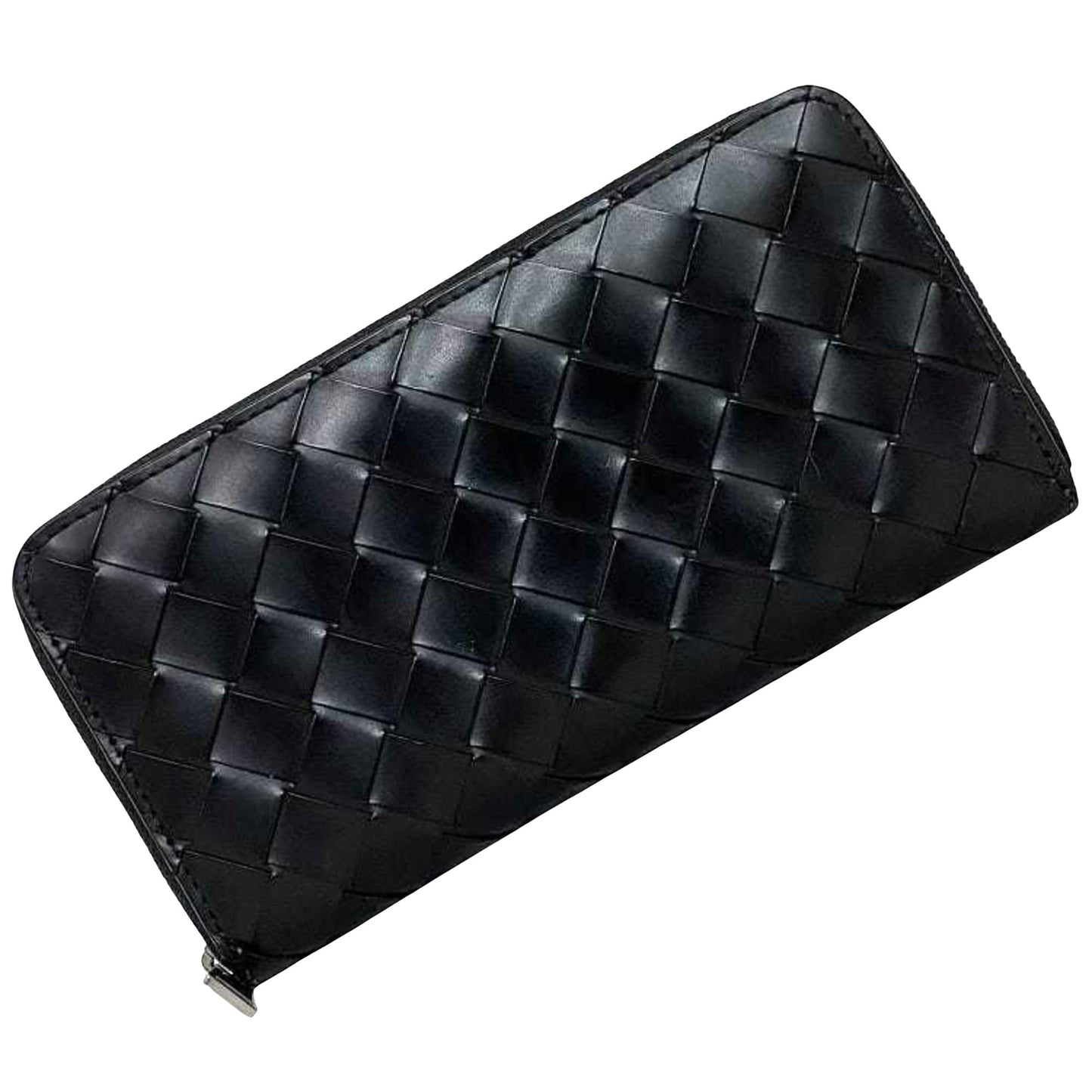 Bottega Veneta, Black, Leather, wallet