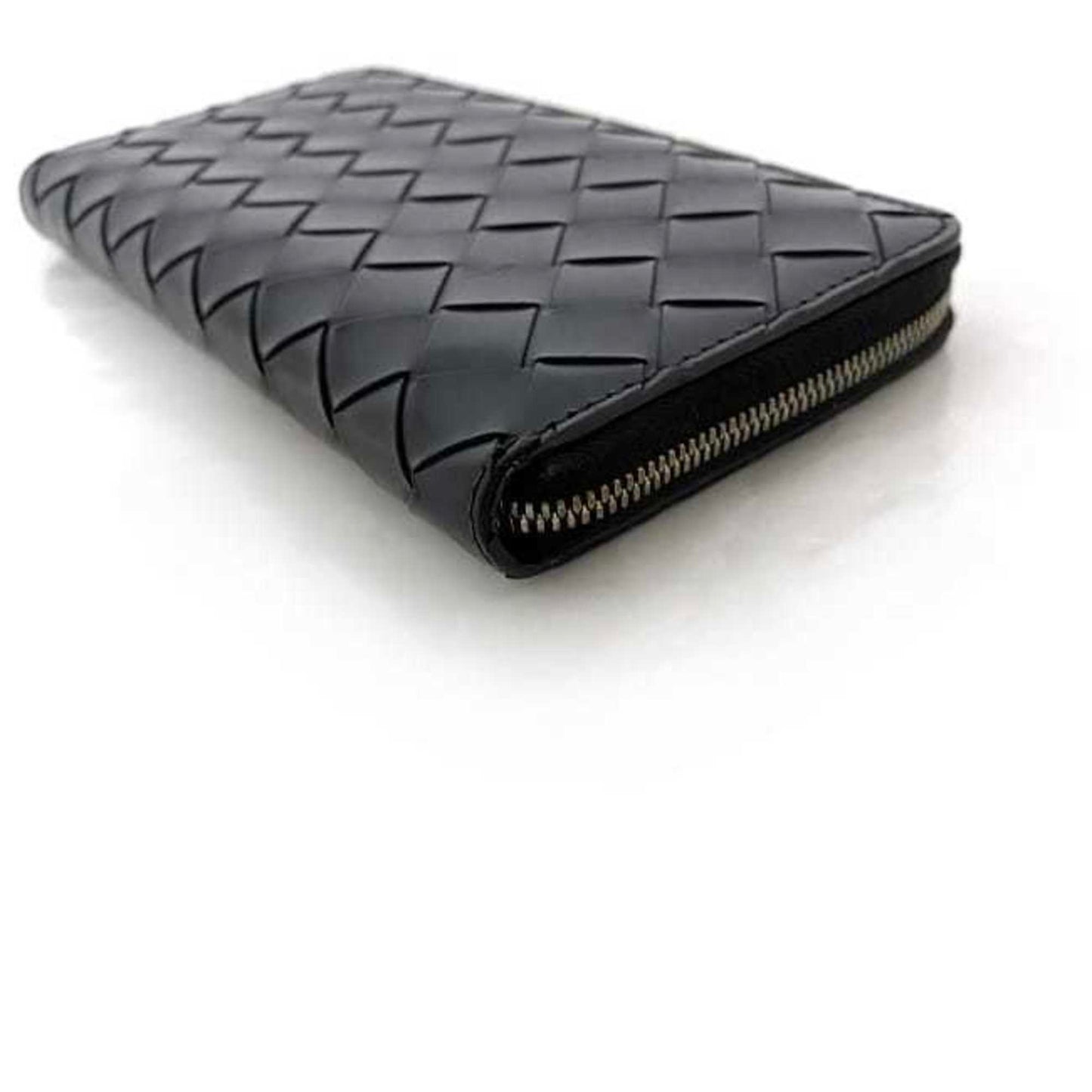 Bottega Veneta, Black, Leather, wallet