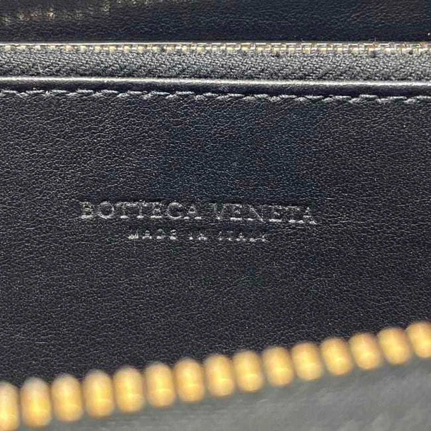 Bottega Veneta, Black, Leather, wallet