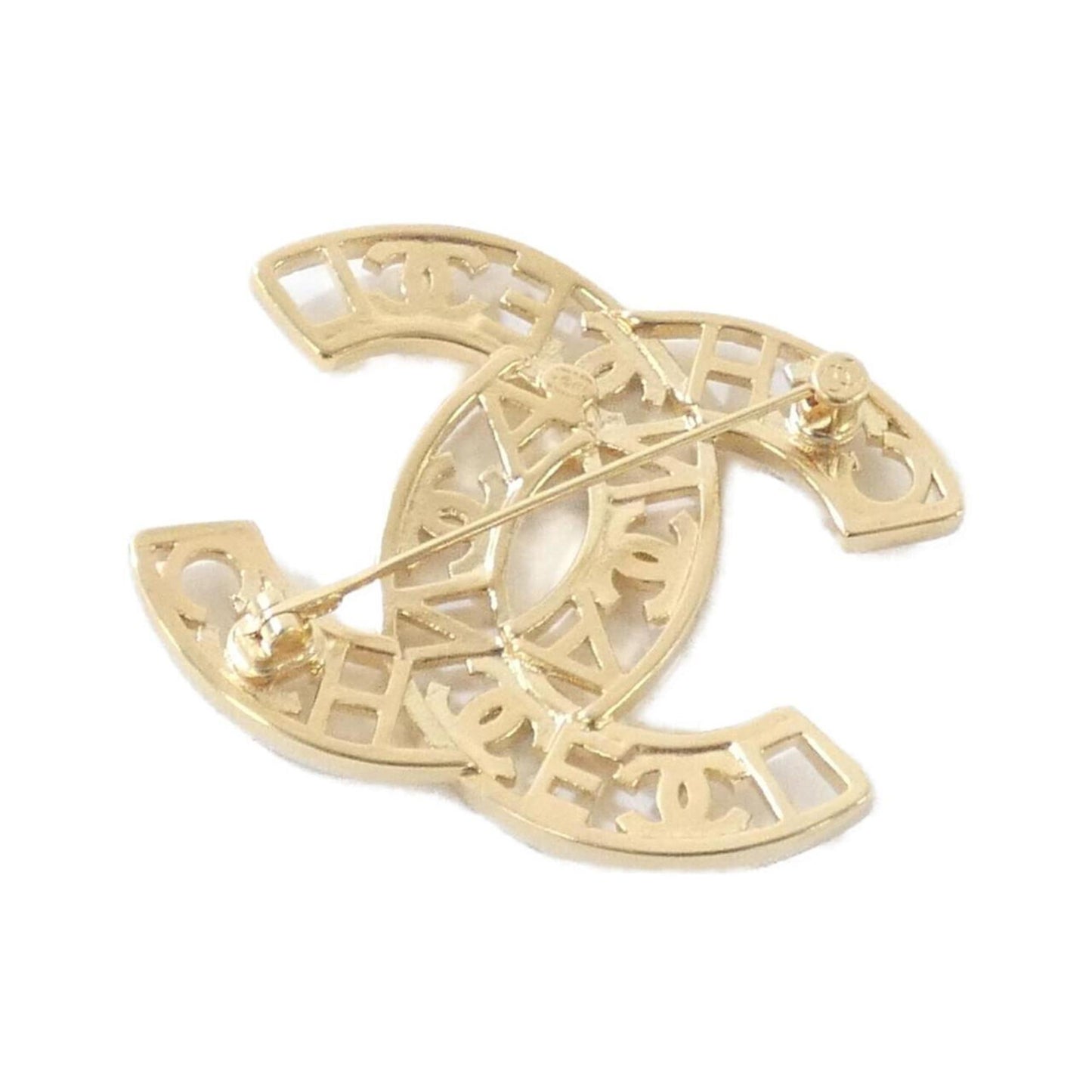 Chanel Coco Mark, Gold, Gold Plated, brooch