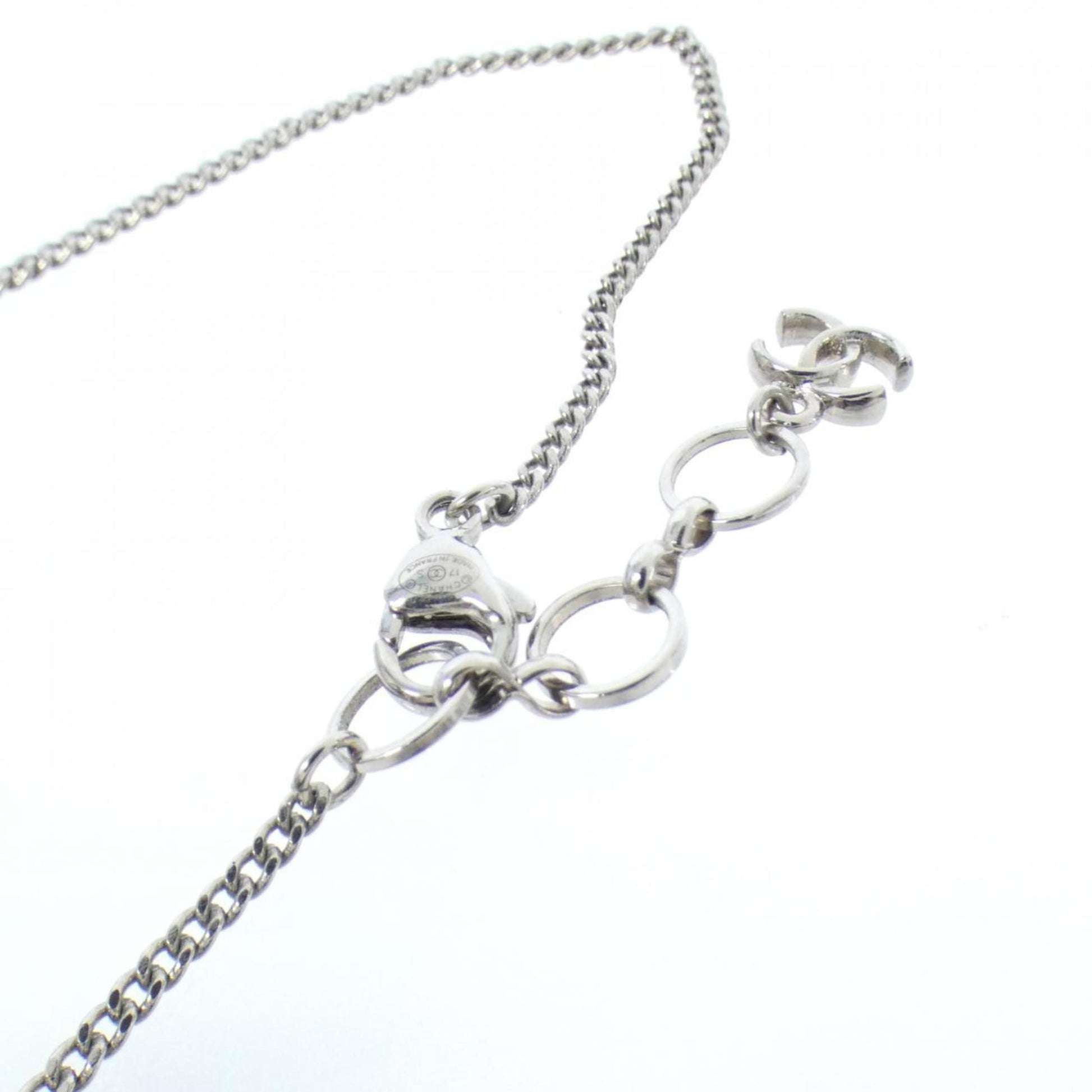 Chanel Coco Mark, Silver, Metal, necklace