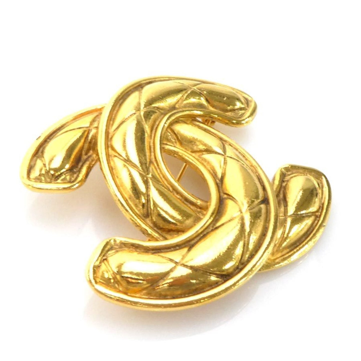 Chanel Coco Mark, Gold, Metal, brooch